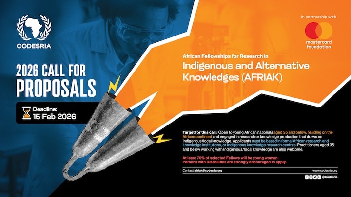Opportunity - African Fellowships for Research in Indigenous and ...