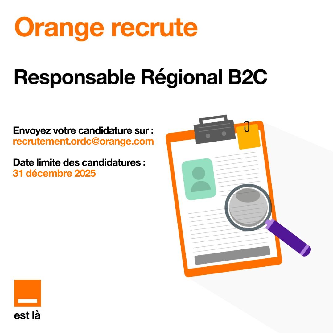 Orange - 📢 Orange Money RDC recrute ! Une belle... | Facebook