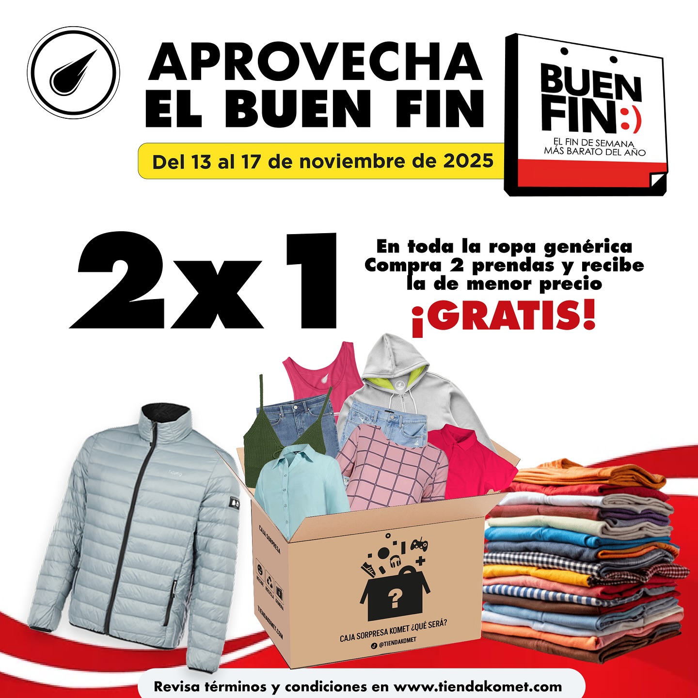 TiendaKomet - 💣 ¡OFERTA RELÁMPAGO DEL BUEN FIN! Sí, leíste bien 😱 2x1 ...