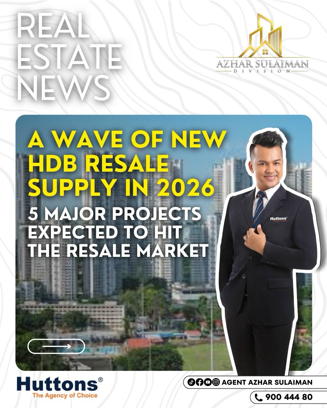 🌊 A wave of HDB resale supply is... - Agent Azhar Sulaiman | Facebook