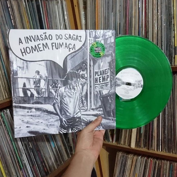 Planet Hemp - A Invasão Do Sagaz Homem Fumaça (2000) Vinil Verde