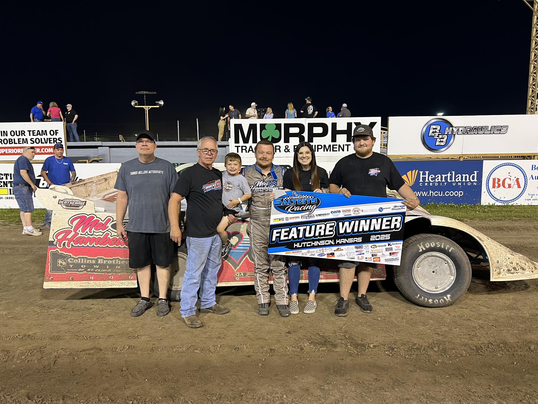Tanner - Saltcity racing, we 🫶🏻 you! Tanner won tonight in Hutch with ...