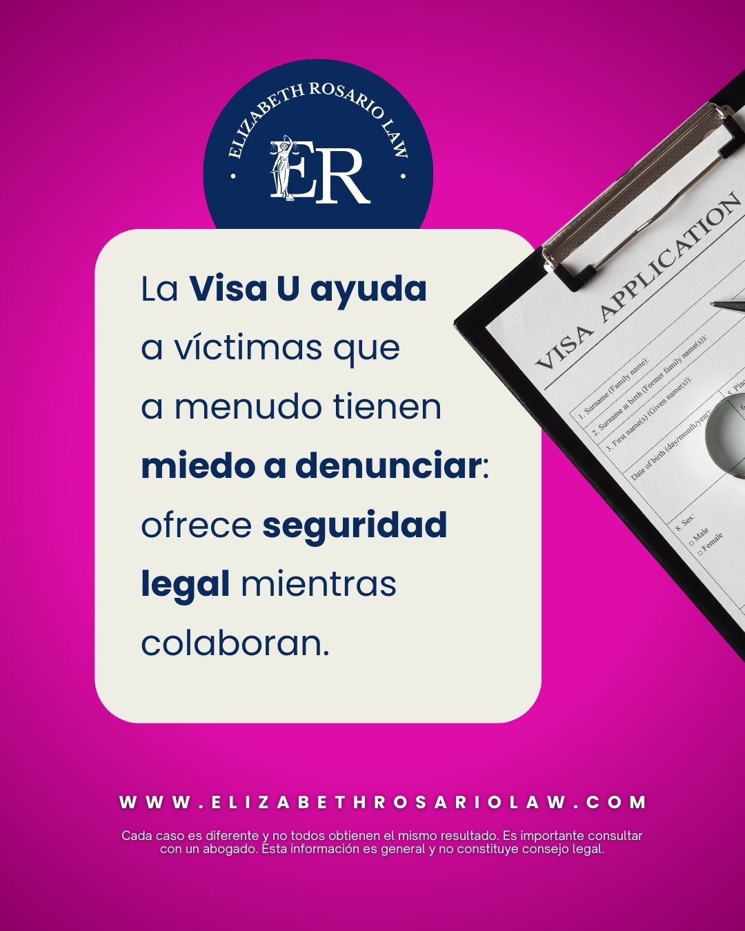 Abogada - Para muchas víctimas, denunciar es difícil por miedo. Con la ...