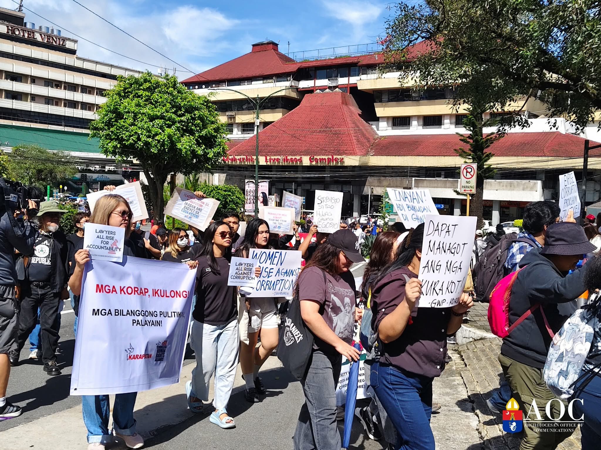 GMA - PAGKIKILOS SA BAGUIO: Ilang eksena mula sa 