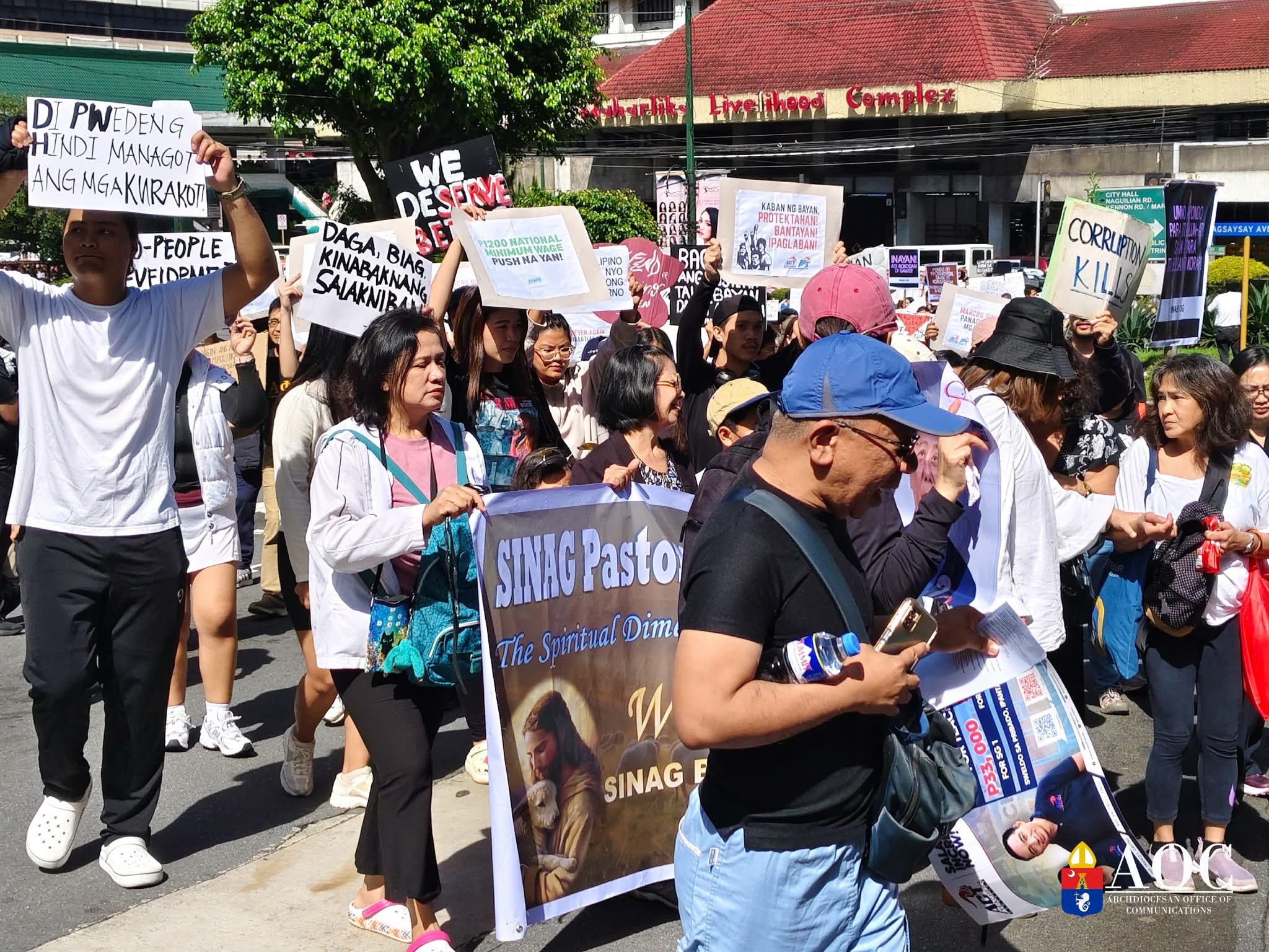 GMA - PAGKIKILOS SA BAGUIO: Ilang eksena mula sa 