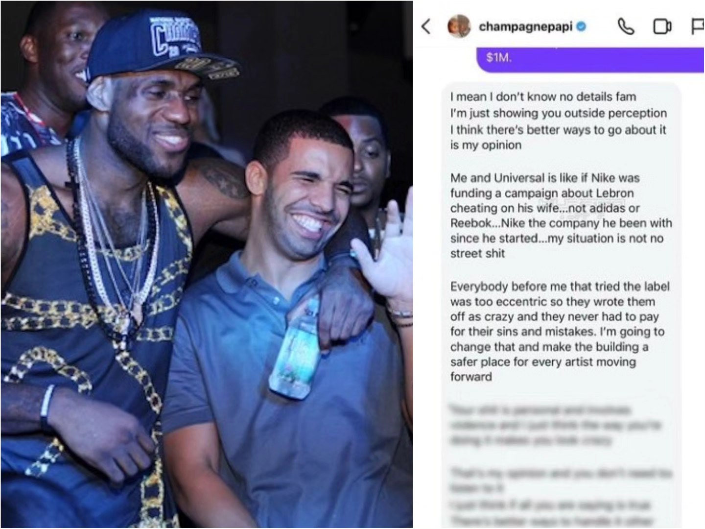 Drake mentioned Lebron... - Basketball Within Borders