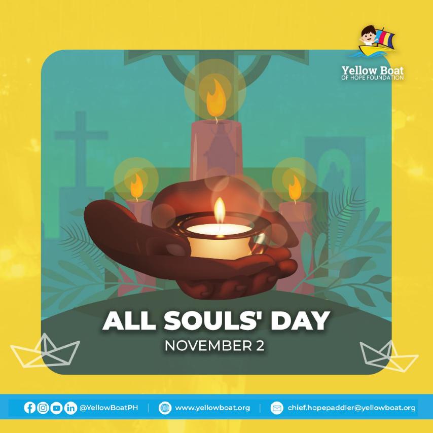 Yellow - Today, we lift our prayers for all souls — those we have loved ...