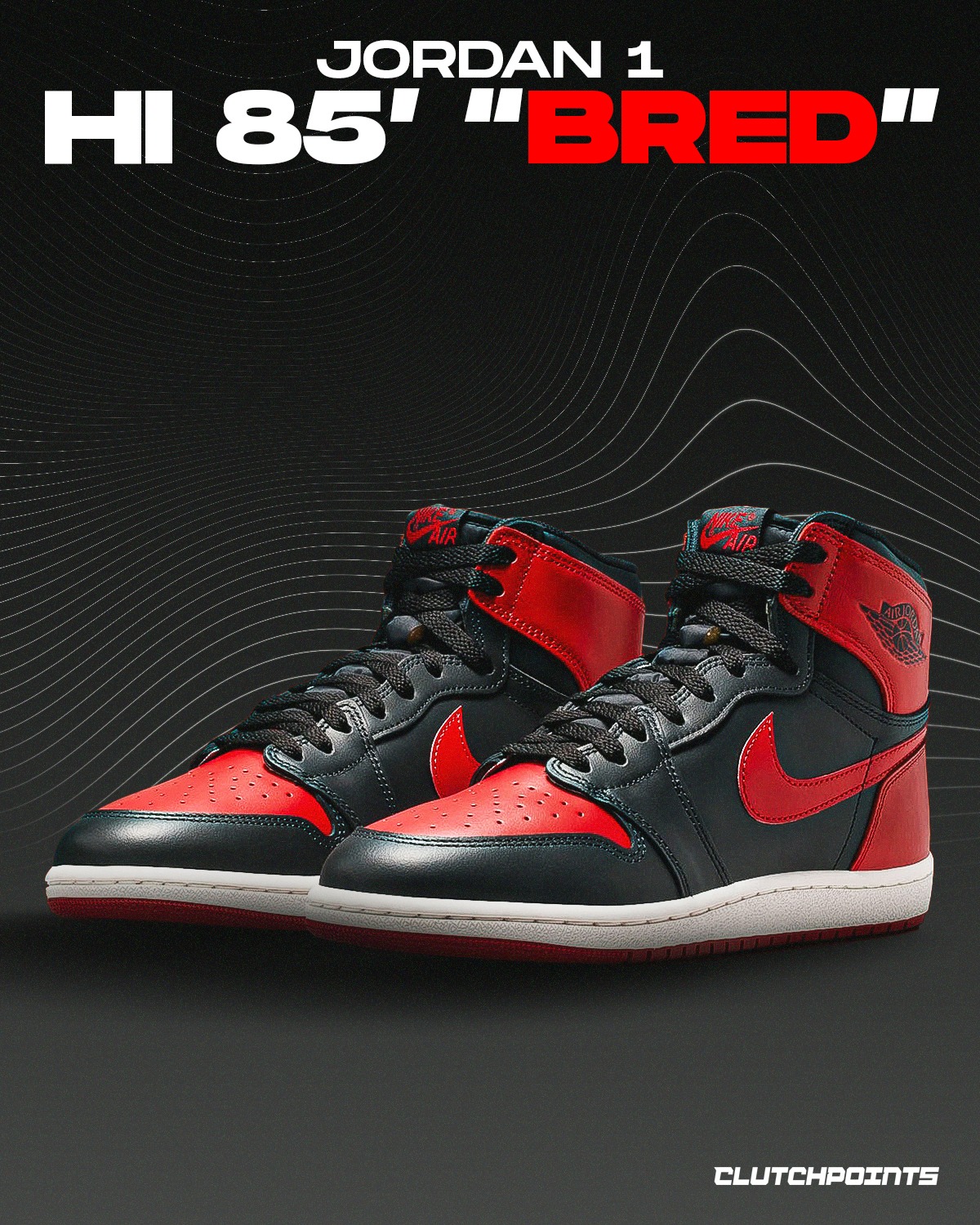 The Air Jordan 1 Hi '85 “Bred” is confirmed to drop Holiday 2025