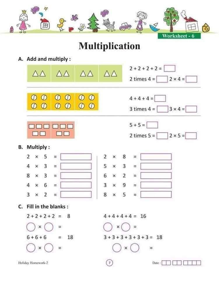 Maths worksheets Grade Nursery/ KG... - Divine Light Special | Facebook