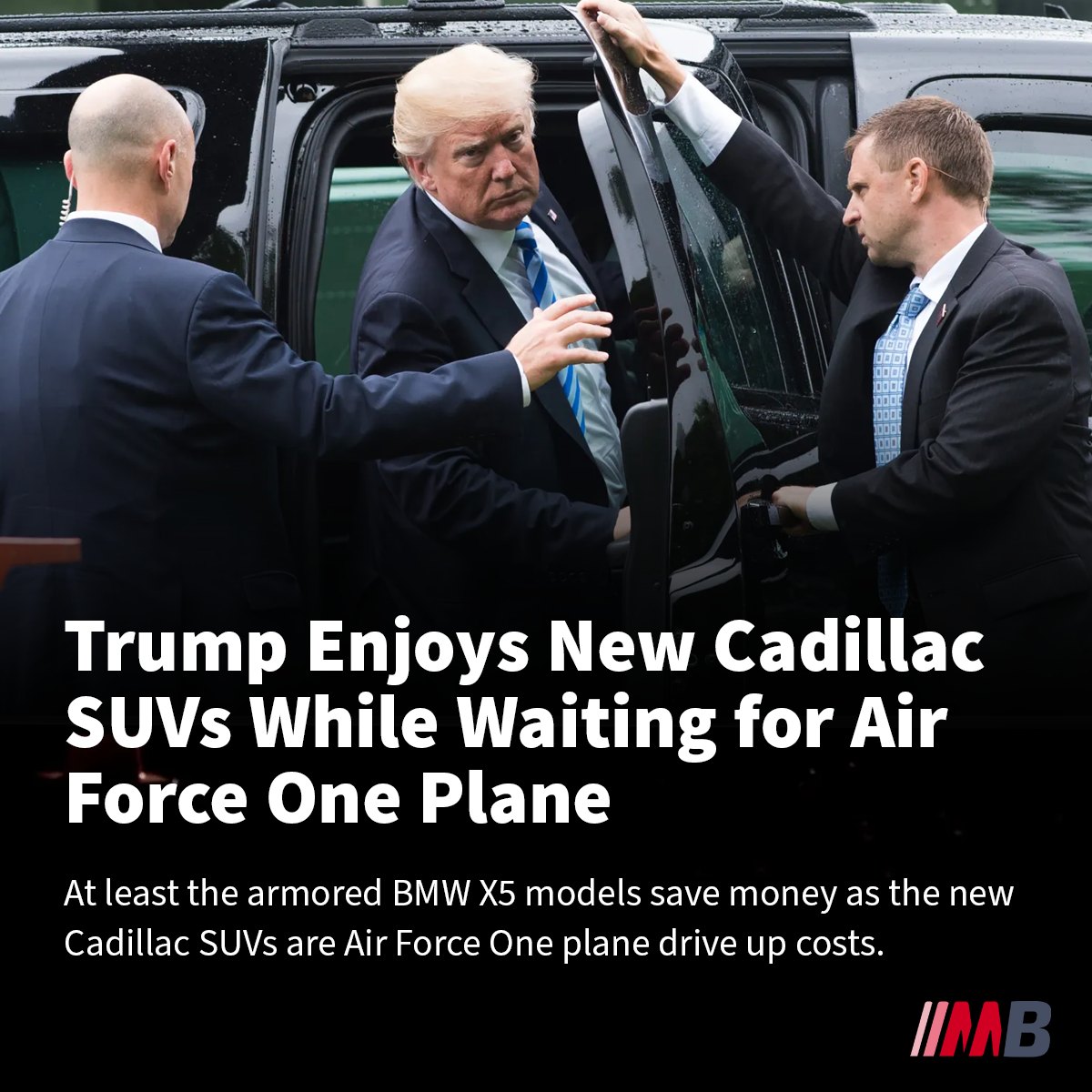 MotorBiscuit - Trump gets new armored Cadillac SUVs. The United States ...