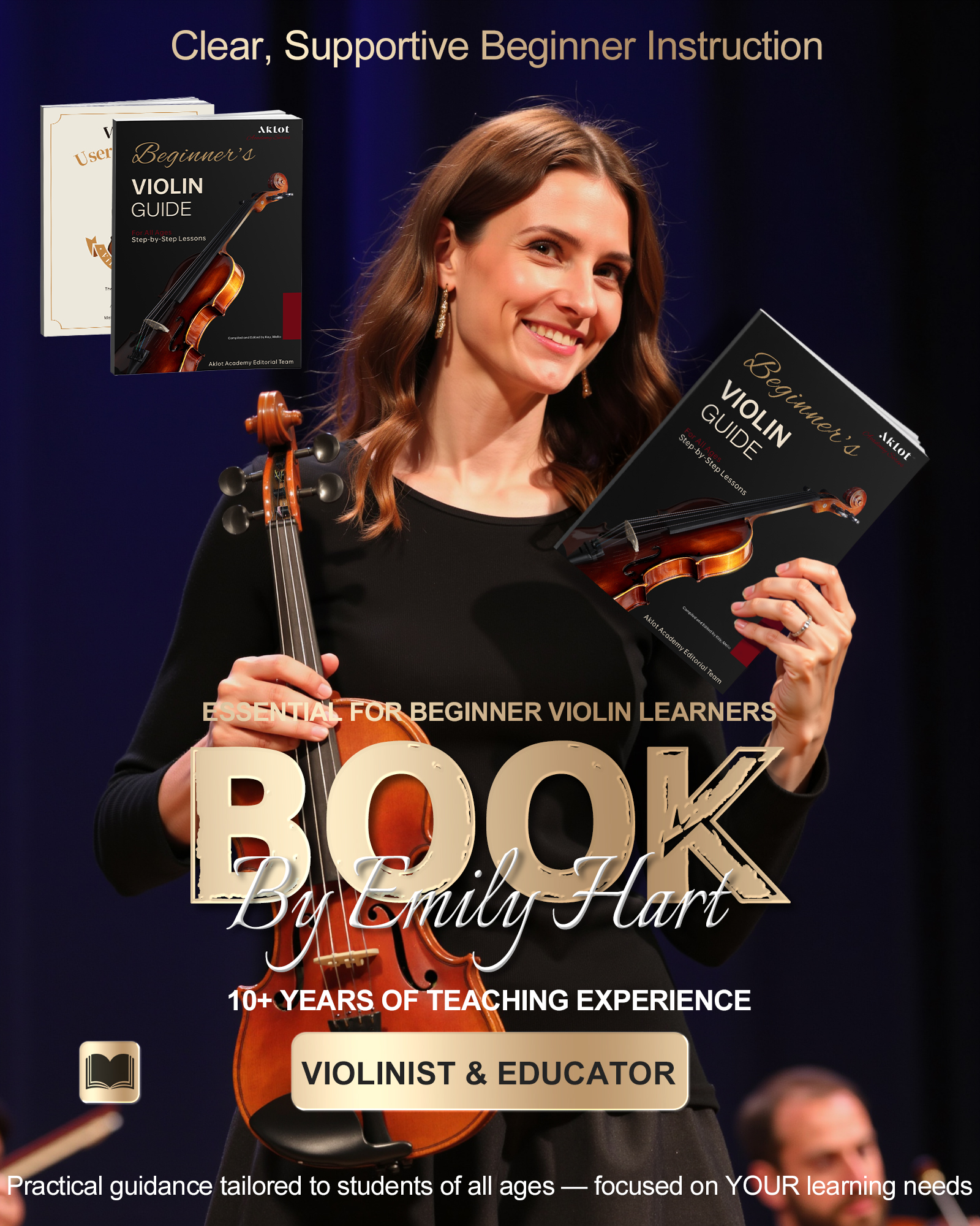 Aklot - 🎻 Aklot × Emily Hart — Official Beginner Violin... | Facebook