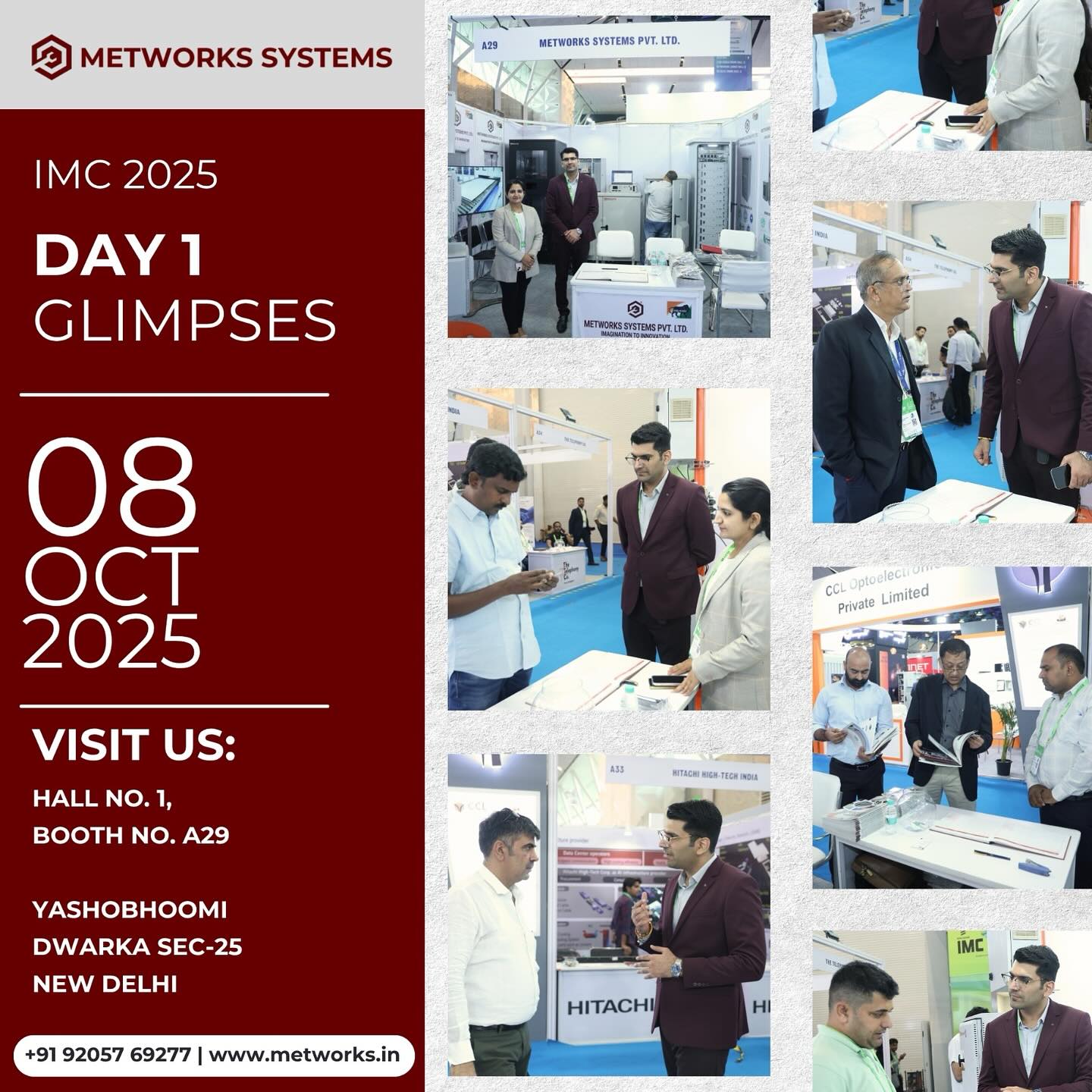 IMC 2025 | Day 1 Highlights 🚀 An... - Metworks Systems | Facebook
