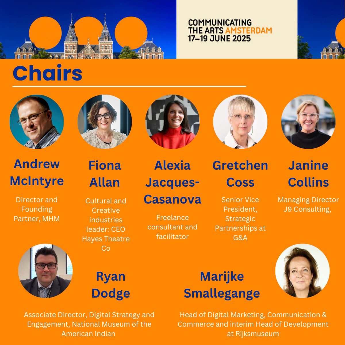 Communicating - 🎤 Meet Our Chairs for CTA Amsterdam 2025 We’re proud to ...