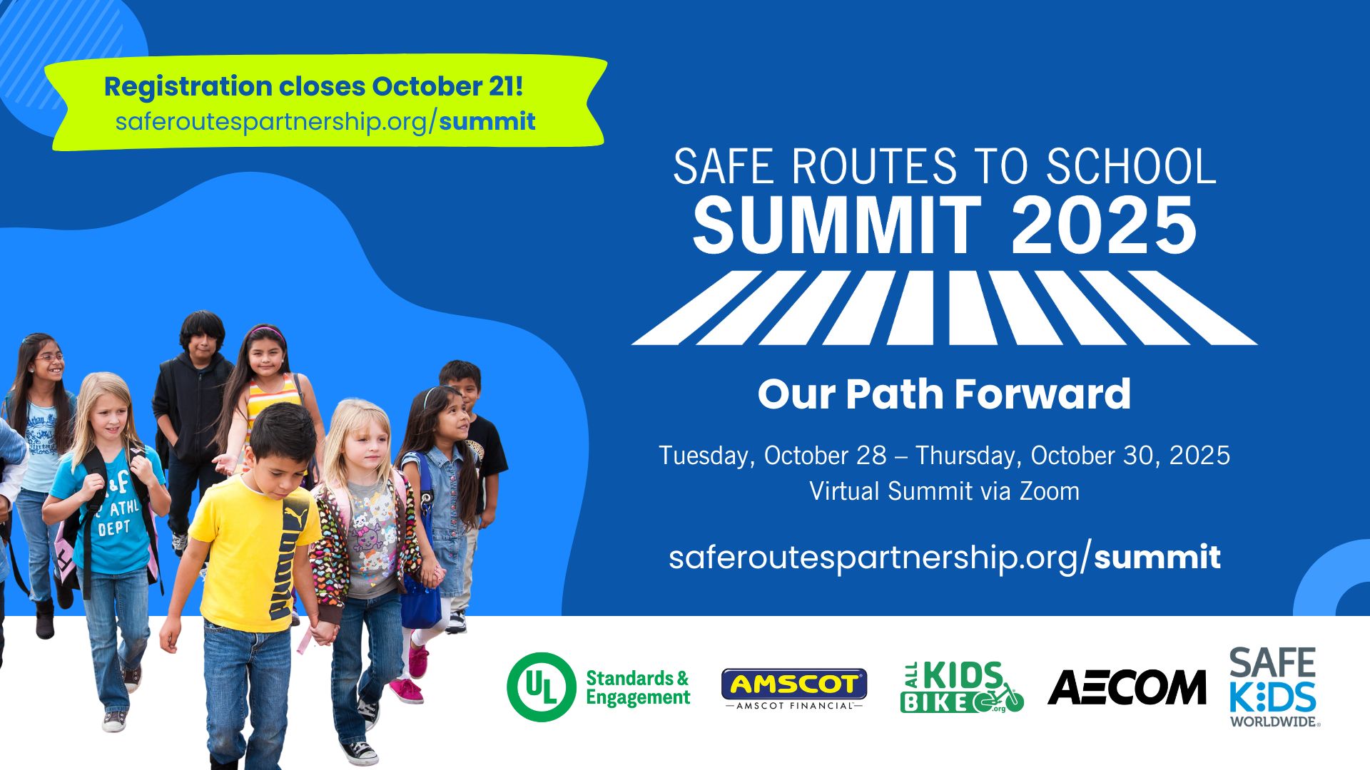 Safe - ⏳ Only a few days left! The 2025 Safe Routes to School Virtual ...