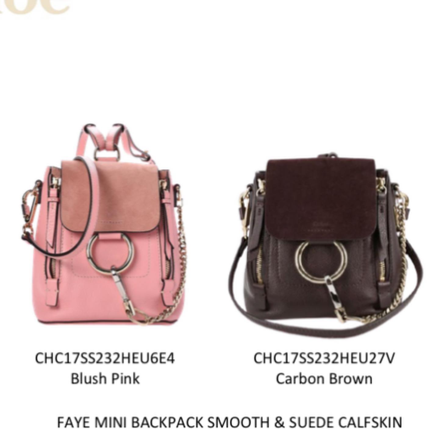 chloe mini backpack dupe Convertible and Crossbody Silver Orchid Oil Leather Our all Mini Backpack Chloe Faye Backpack