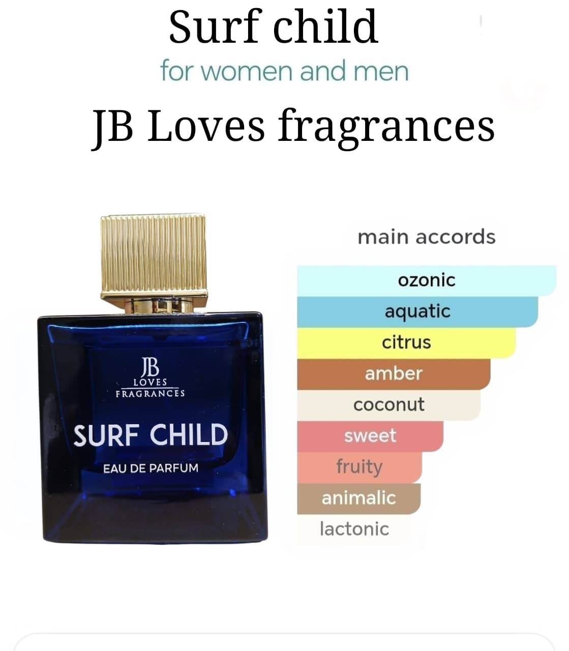 香水 JB Loves Fragrances Surf Child 100ml 香水