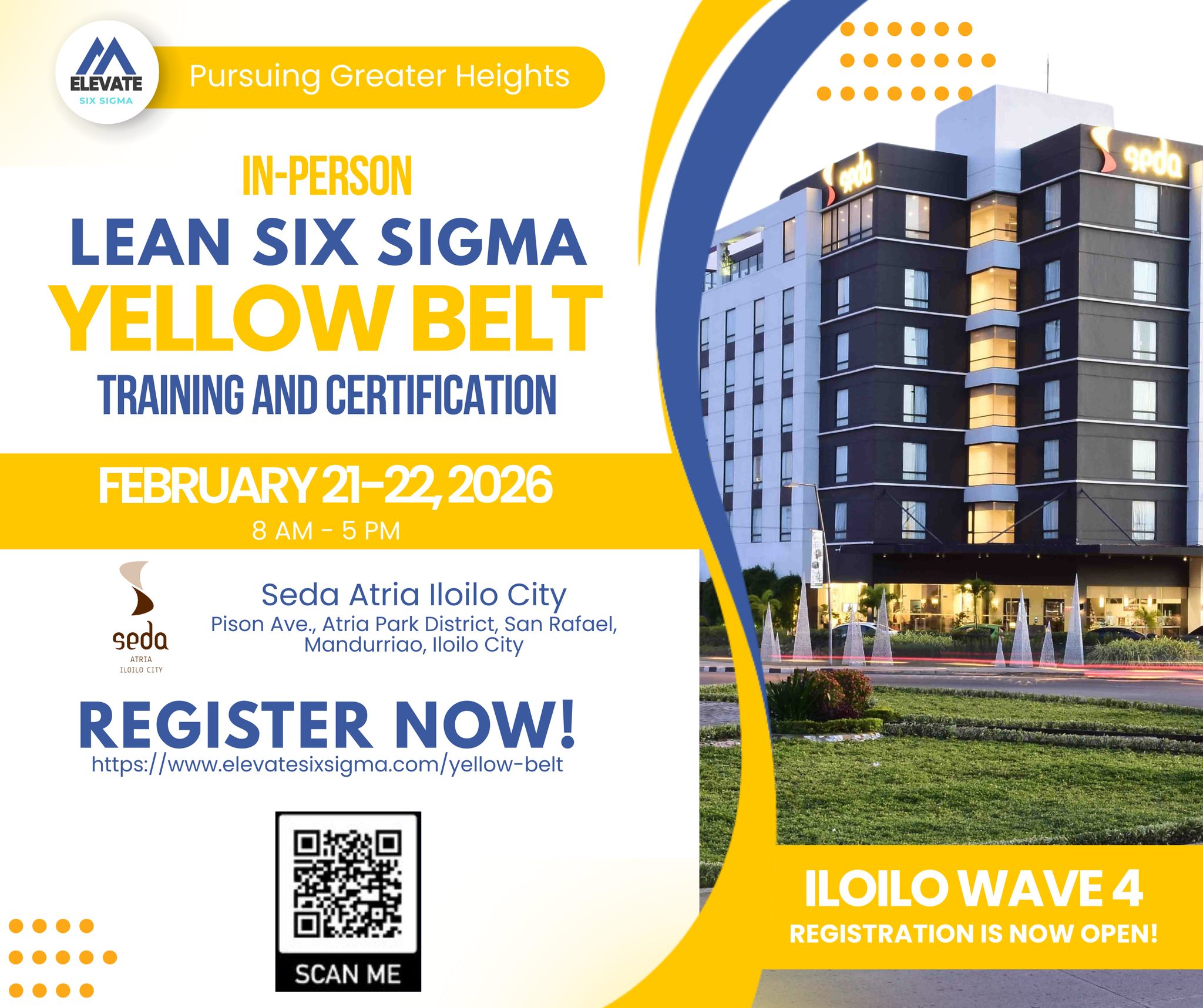 Elevate - 𝐈𝐥𝐨𝐢𝐥𝐨 𝐖𝐚𝐯𝐞 𝟒 | 𝐋𝐞𝐚𝐧 𝐒𝐢𝐱 𝐒𝐢𝐠𝐦𝐚 𝐘𝐞𝐥𝐥𝐨𝐰 𝐁𝐞𝐥𝐭 𝐓𝐫𝐚𝐢𝐧𝐢𝐧𝐠 𝐚𝐧𝐝 ...