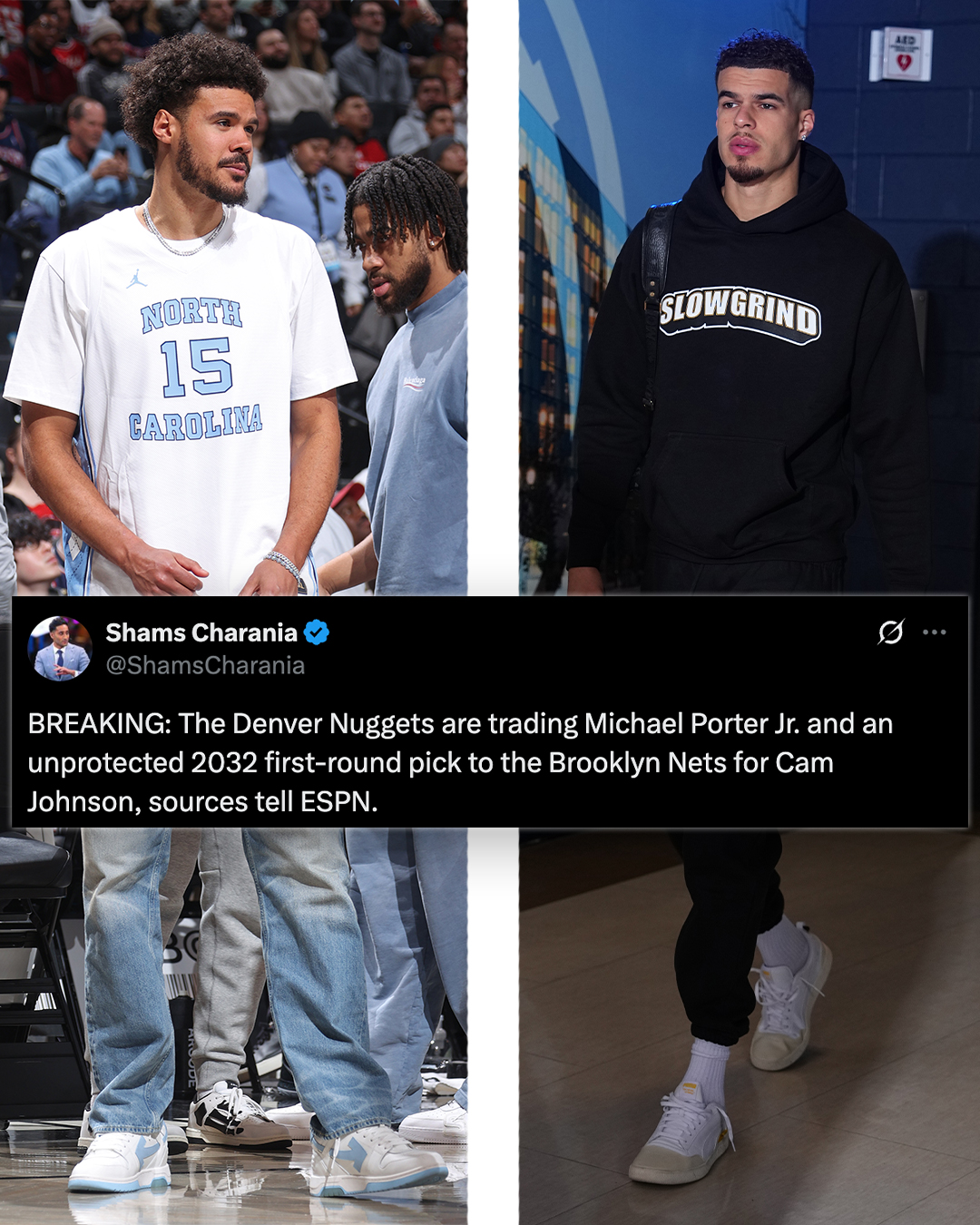 SLAM - Cam Johnson and MPJ are trading places. You mess... | Facebook