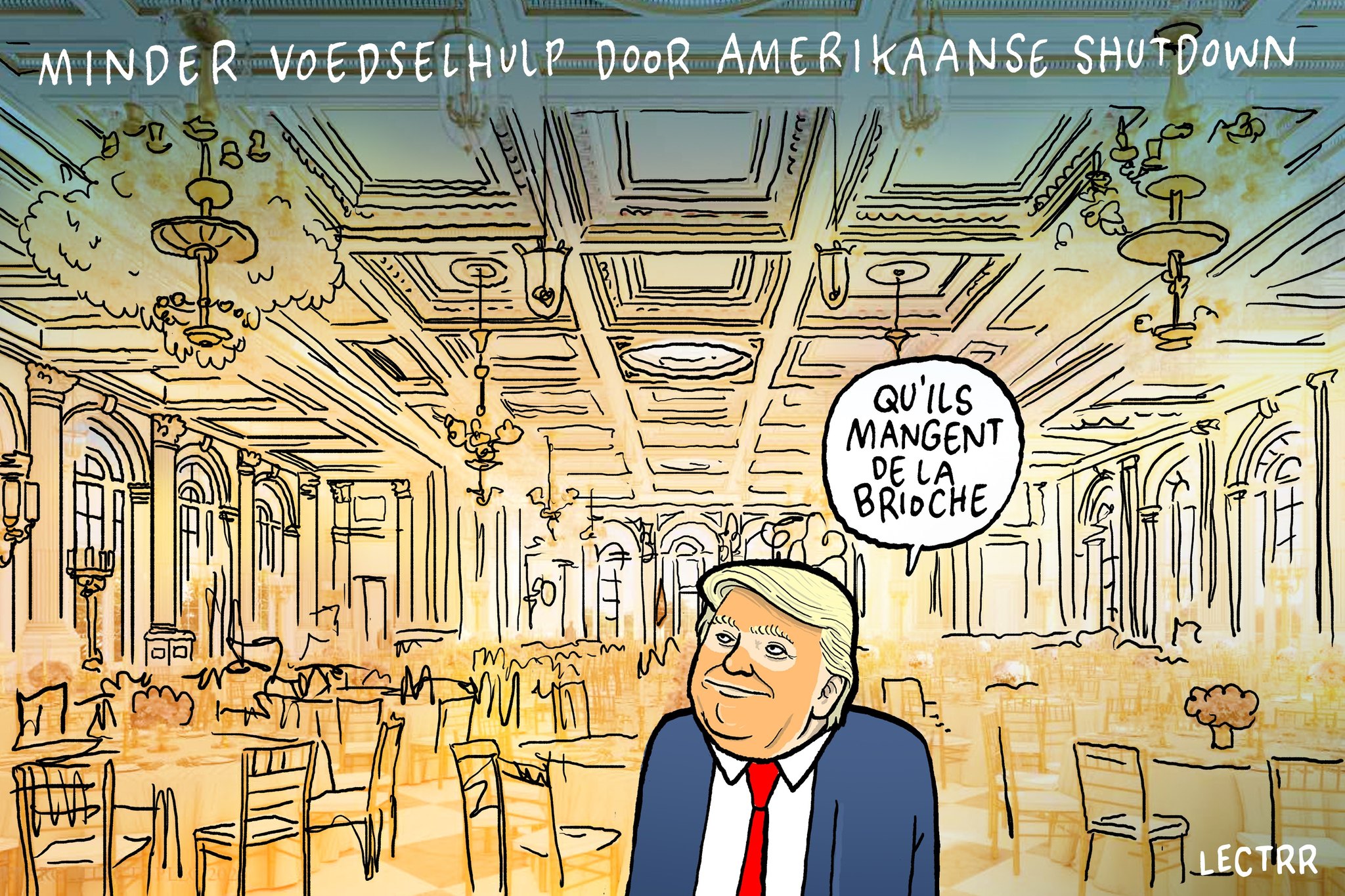 De Standaard - Een nieuwe Lectrr, vanuit de balzaal van Trump. | Facebook