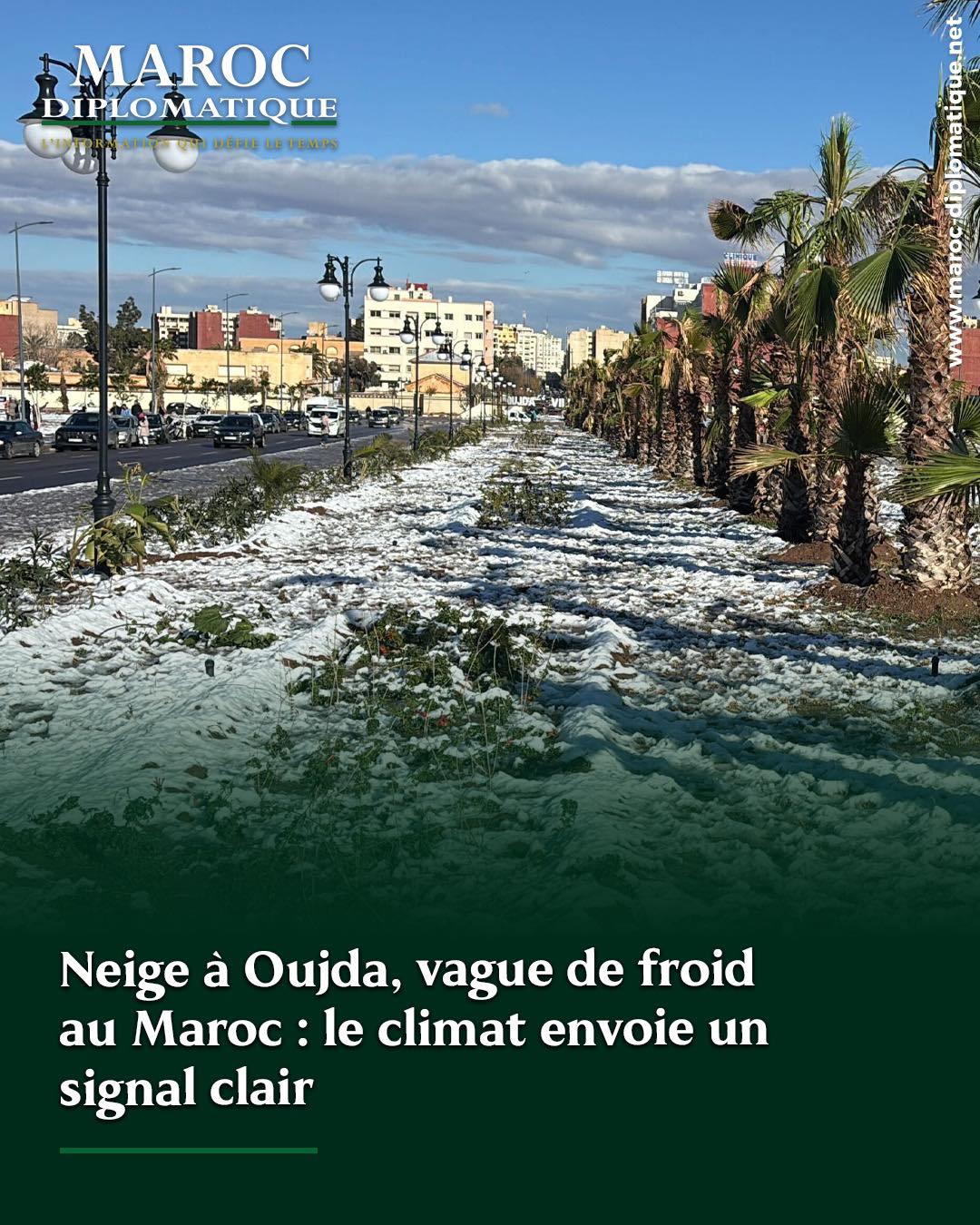 MAROC - Le Maroc traverse une vague de froid marquée et durable ...