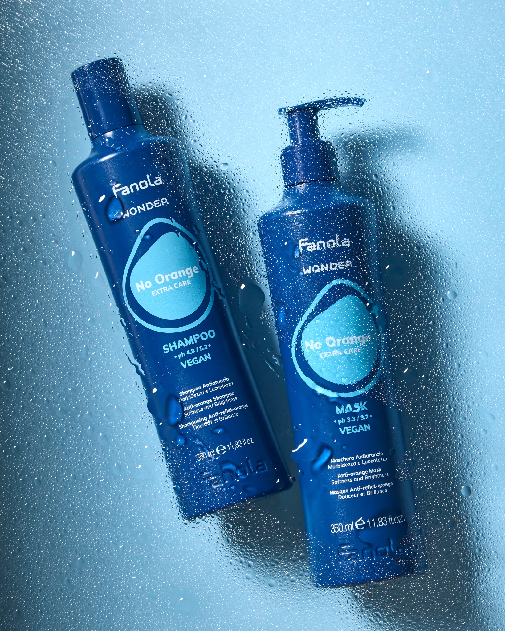 Fanola No Orange Shampoo and Mask for brunettes