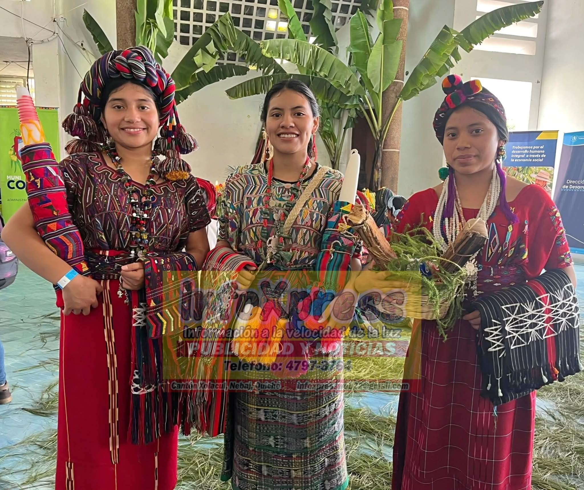 InfoXpress - Orgullo Ixil en Rab'in Ajaw 2025 Las tres representantes ...