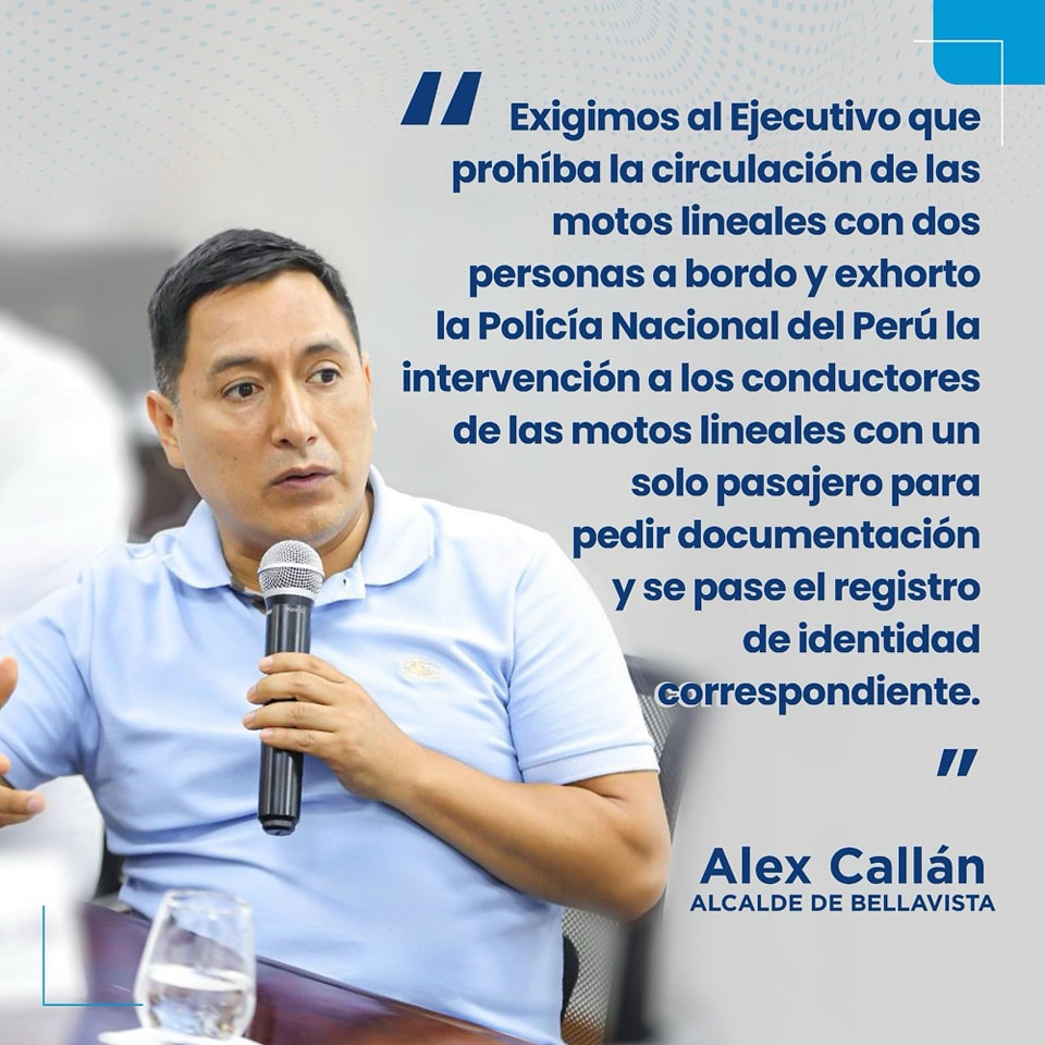 Canal - #Urgente ALCALDE DE BELLAVISTA, ALEX CALLAN, PIDIÓ PROHIBIR ...