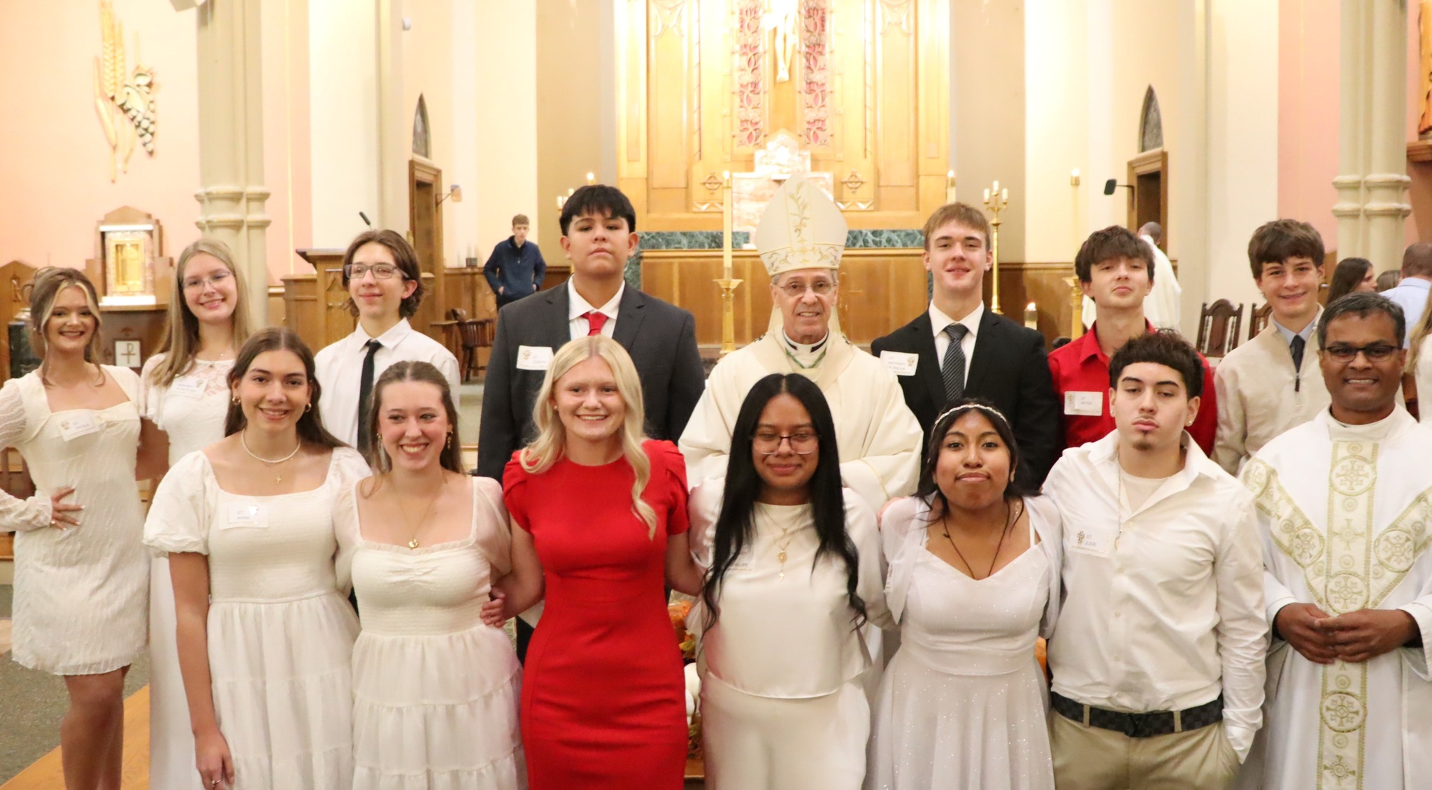 St. - Congratulations to our newly confirmed parishioners. Front row ...