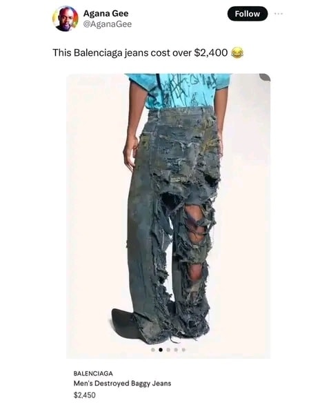 BALENCIAGA | 발렌시아가 Balenciaga 23aw Distressed Large