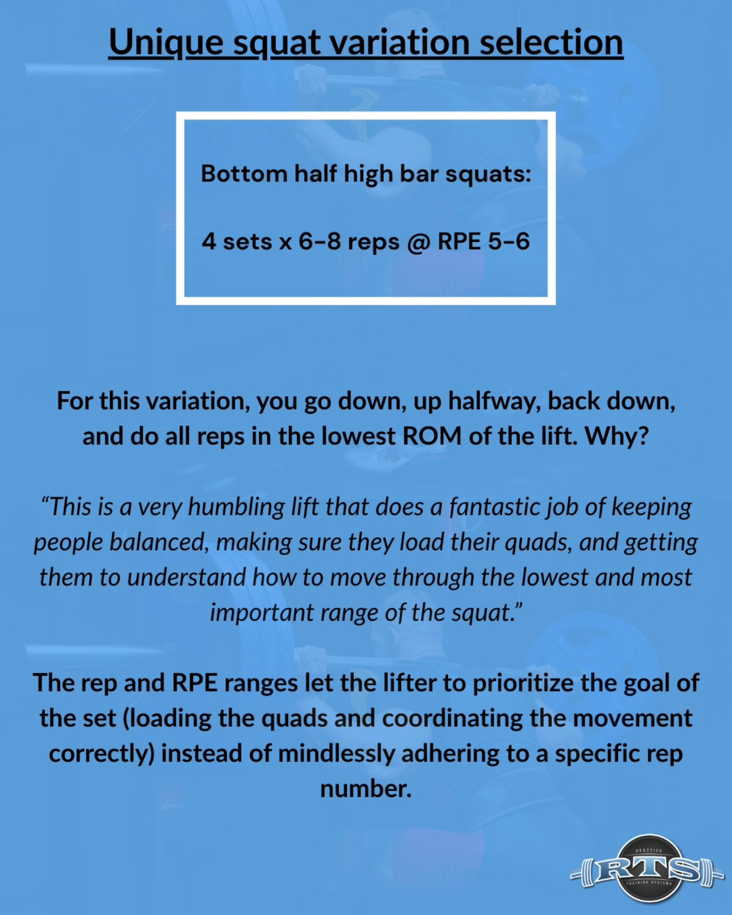 Reactive Training Systems... - Reactive Training Systems