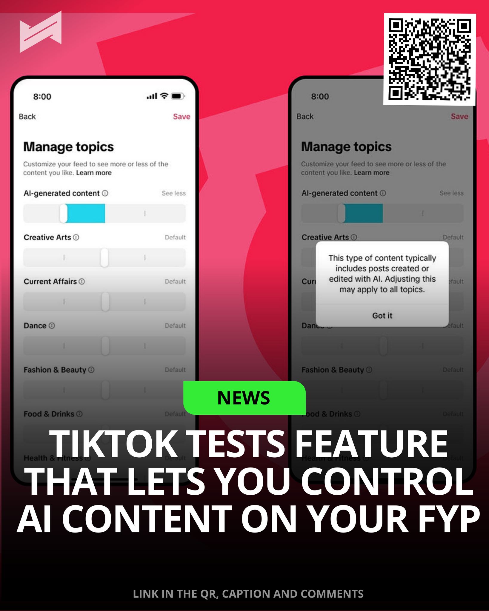 Gadget - You'll soon be able to lessen the AI-generated content on your ...