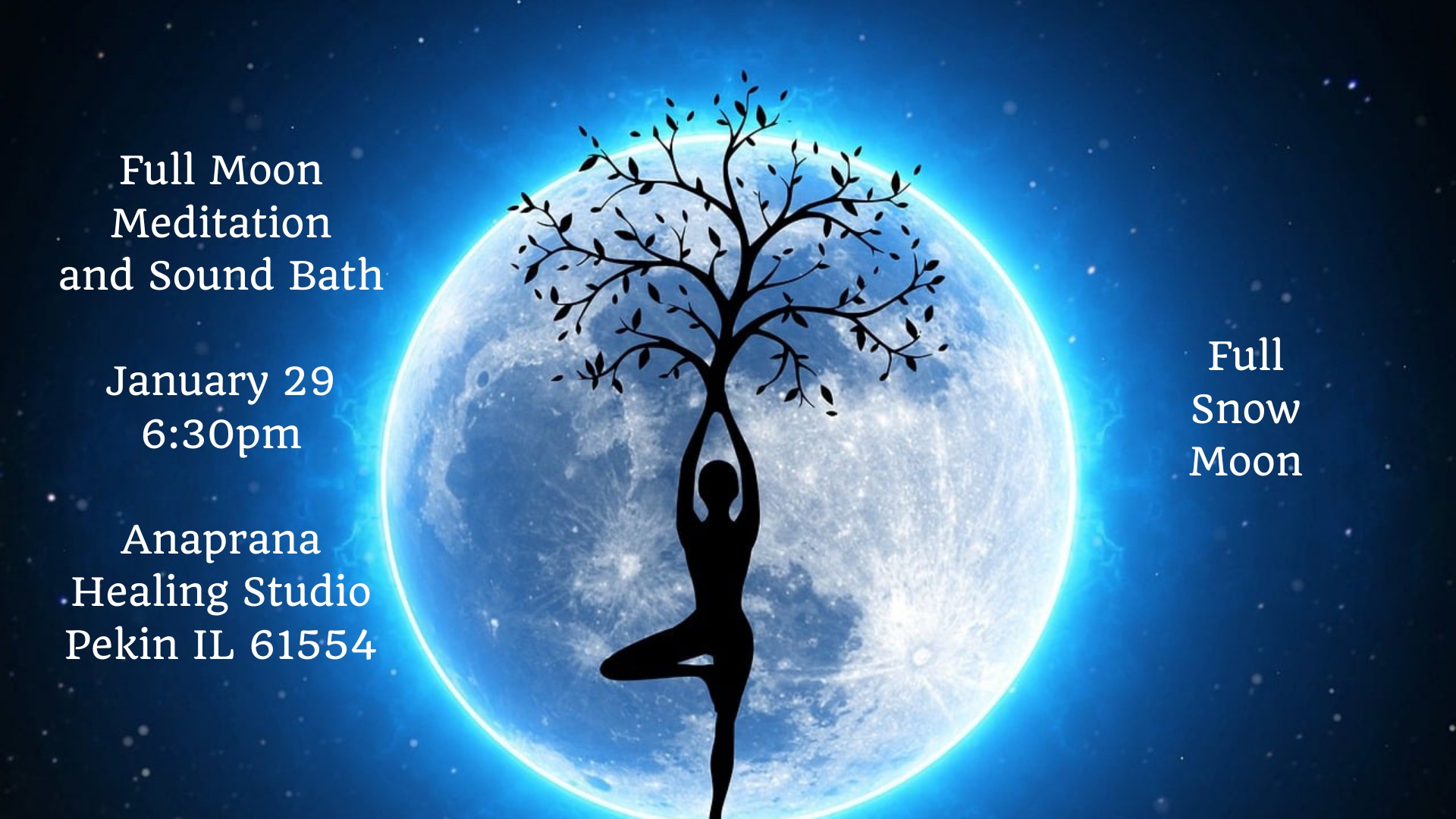🌕 Full Moon Meditation and Sound Bath 🌕