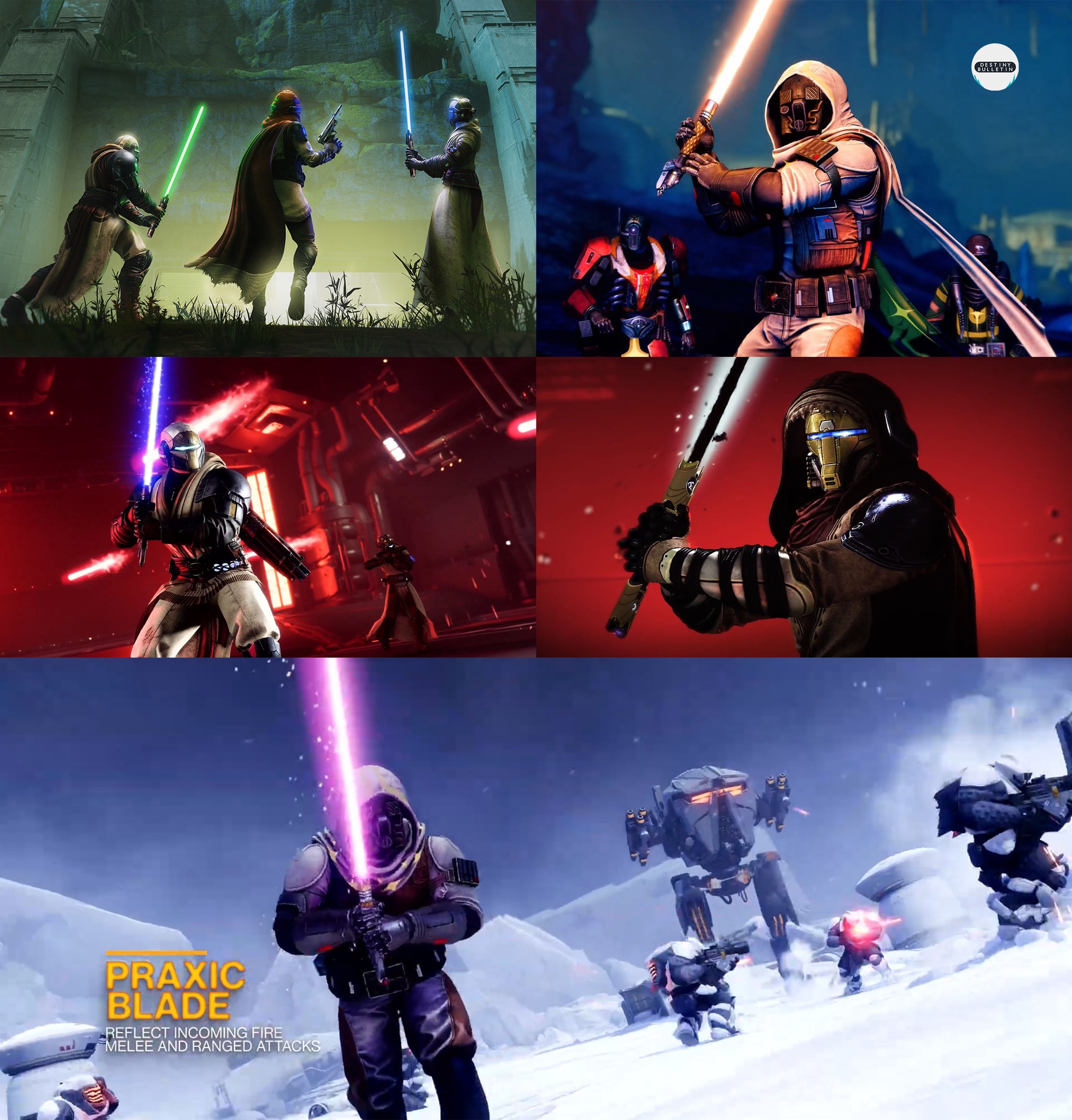 🚨All different colors of Praxic Blade... - Destiny Bulletin | Facebook