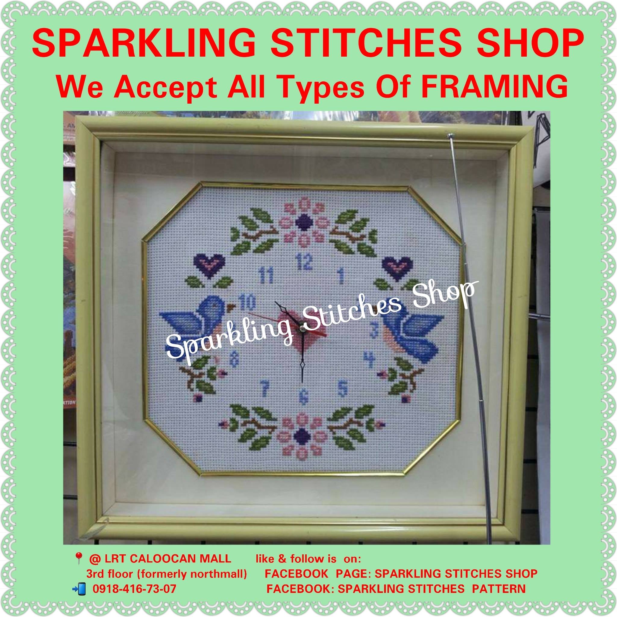 AVAILABLE FRAMED/FRAMES!! WE... - Sparkling Stitches Pattern | Facebook
