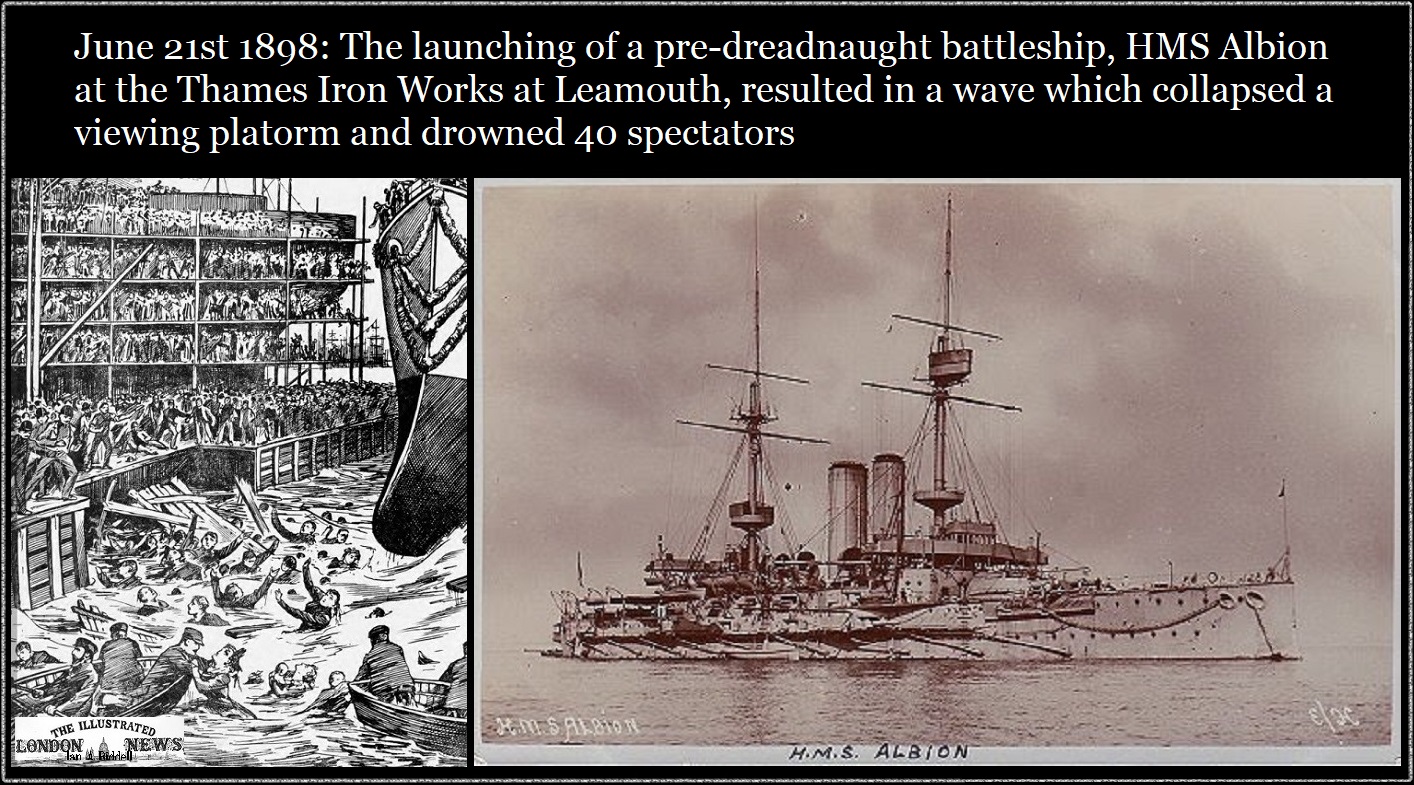 Maybe - June 21st 1898: The launching of a pre-dreadnaught battleship ...