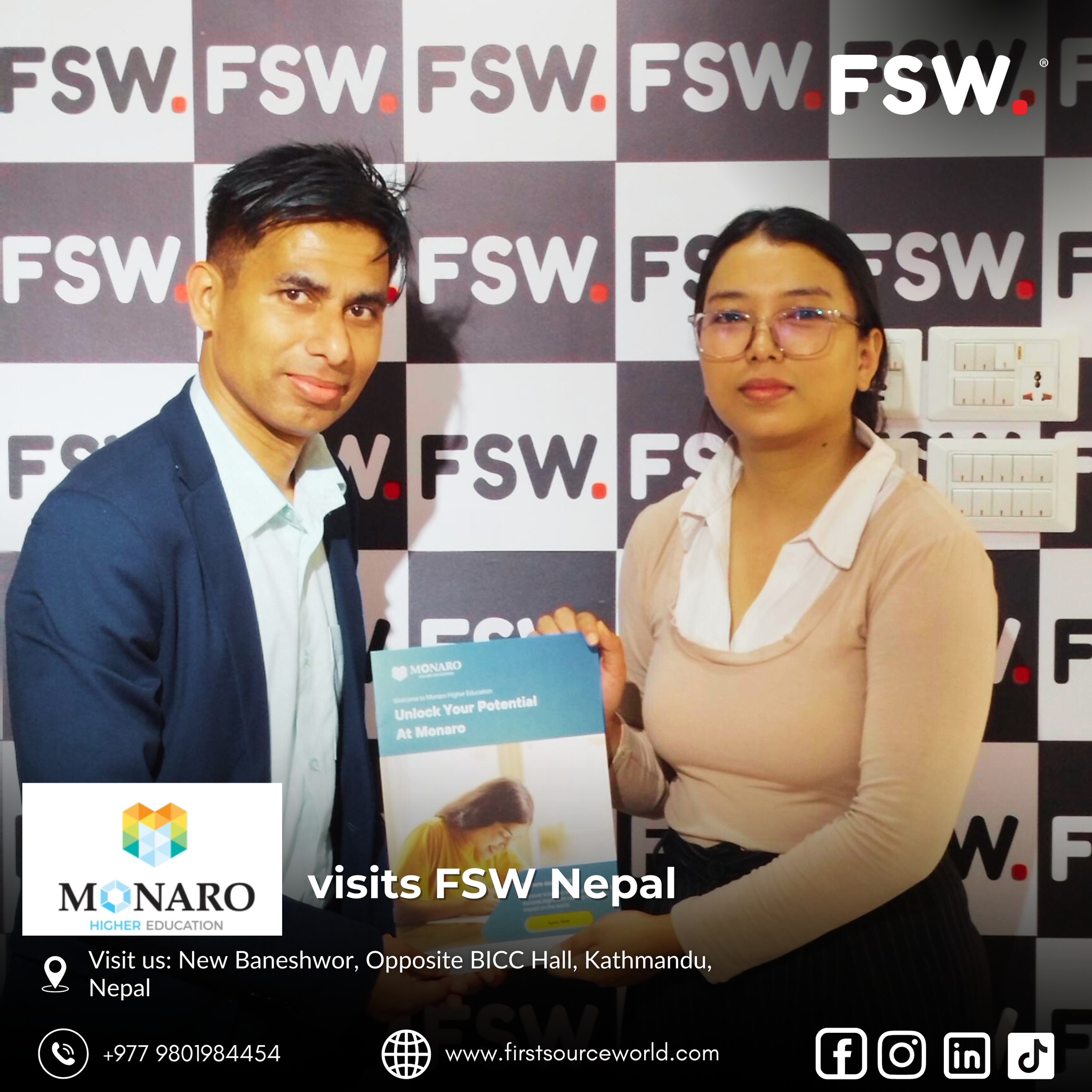 FSW - We were delighted to welcome Mr. Deepak Lamichhane of Monaro ...