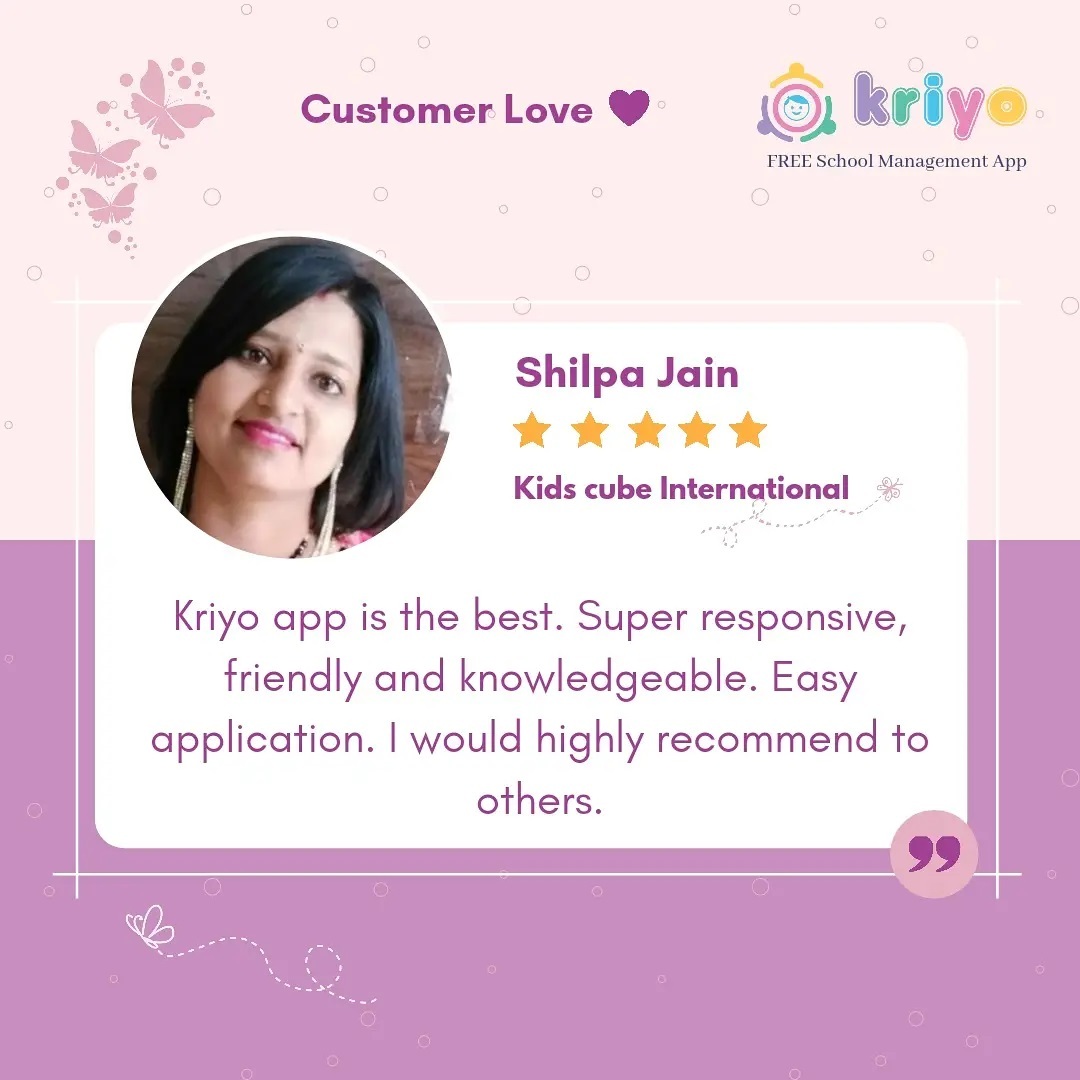 We are... - Kriyo #1 App for School & Childcare Management | Facebook