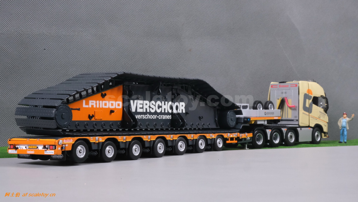 WSI] VOLVO FH5 GLOBETROTTER XL 8X4 with NOOTEBOOM MANOOVR 7X semi