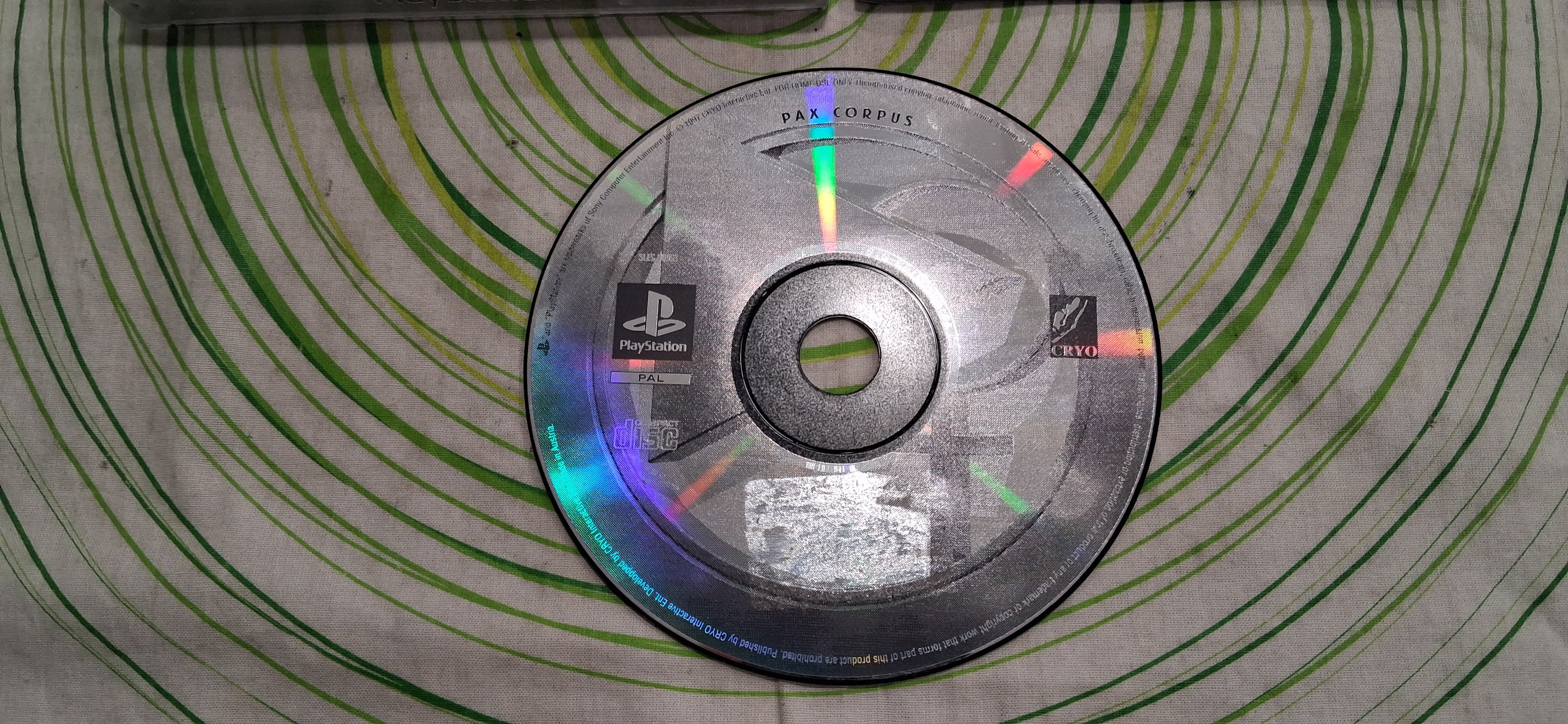 Jeu Vidéo "Pax Corpus" Pour Playstation 1 (PS1) - Bon état, Boîtier Et Notice Probablement Inclus