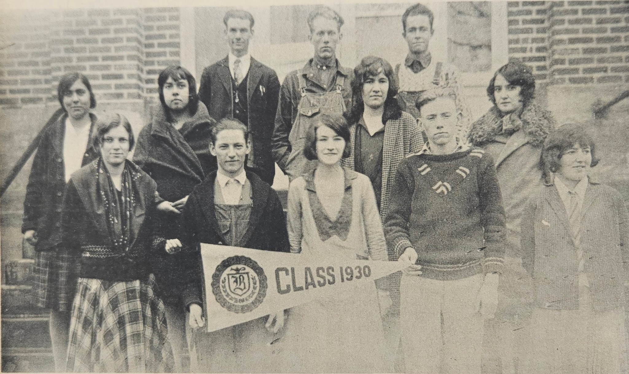 Dora - Brandsville Junior Class of 1930. Howell County, MO Front row ...