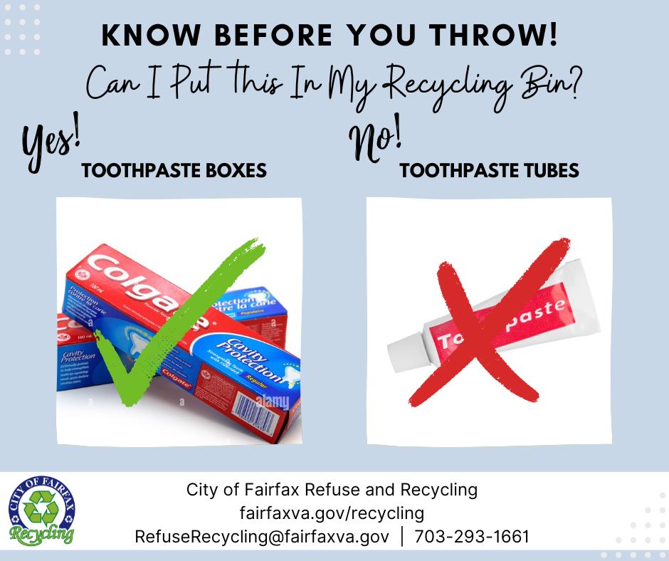 KNOW BEFORE YOU THROW: √... - City of Fairfax Government | Facebook