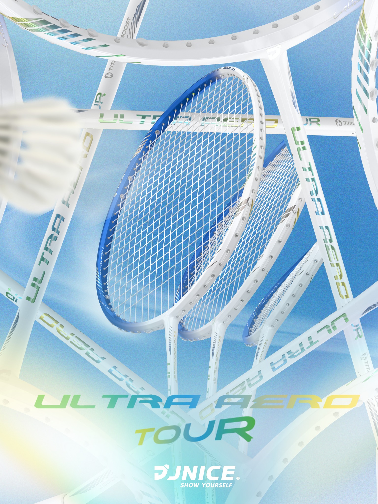 JNICE - 「Ultra Aero TOUR 2026 全新上市」 節奏加快，拍面依然穩定 一支你不會失望的控制型球拍 前段破風設計， 揮 ...
