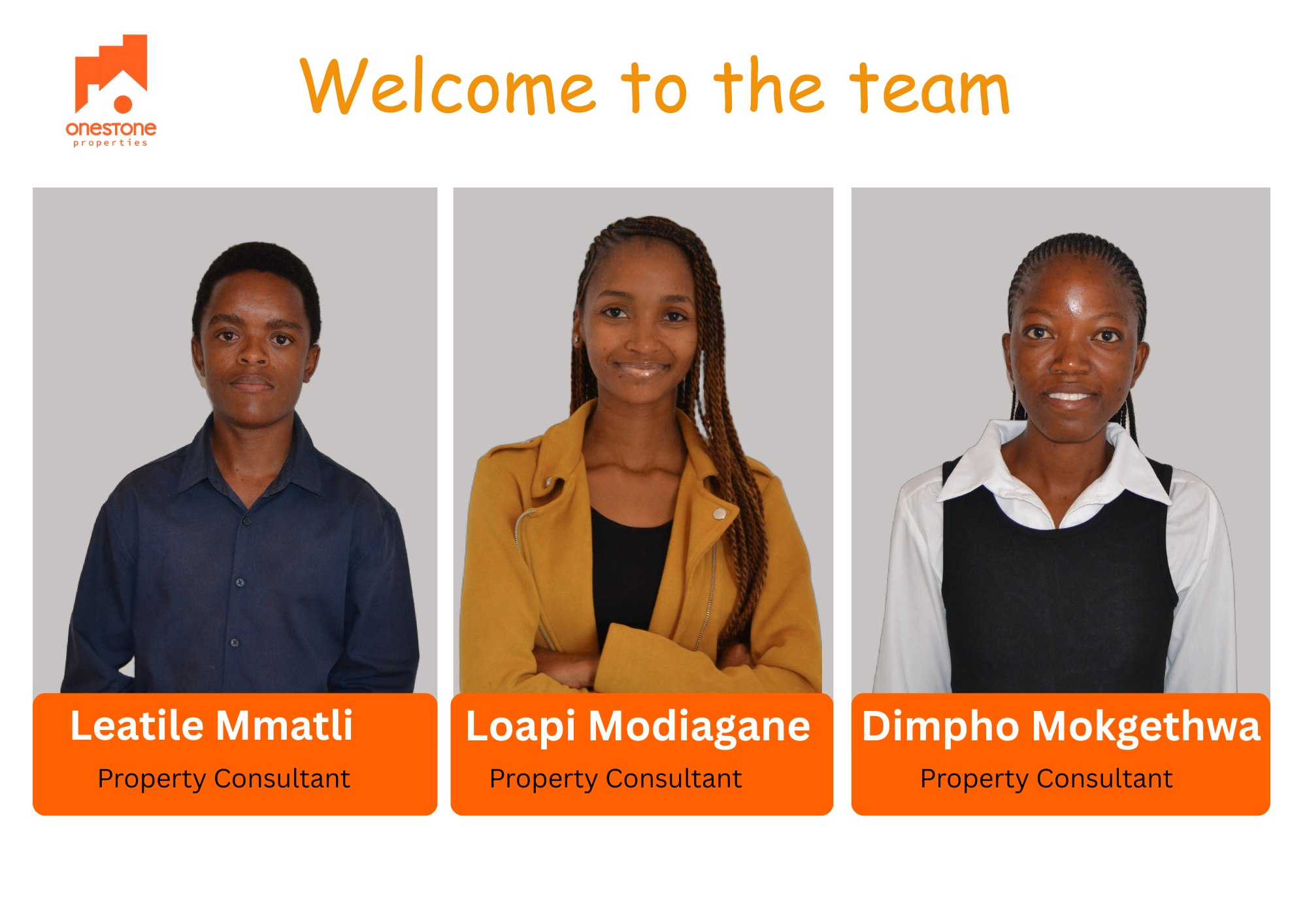 Onestone - We’re thrilled to welcome Leatile Mmatli, Loapi Modiagane ...
