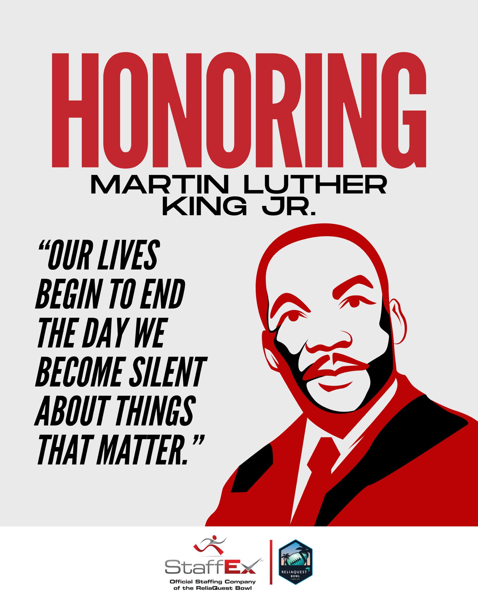 StaffEx - Today we honor the life and legacy of Dr. Martin Luther King ...