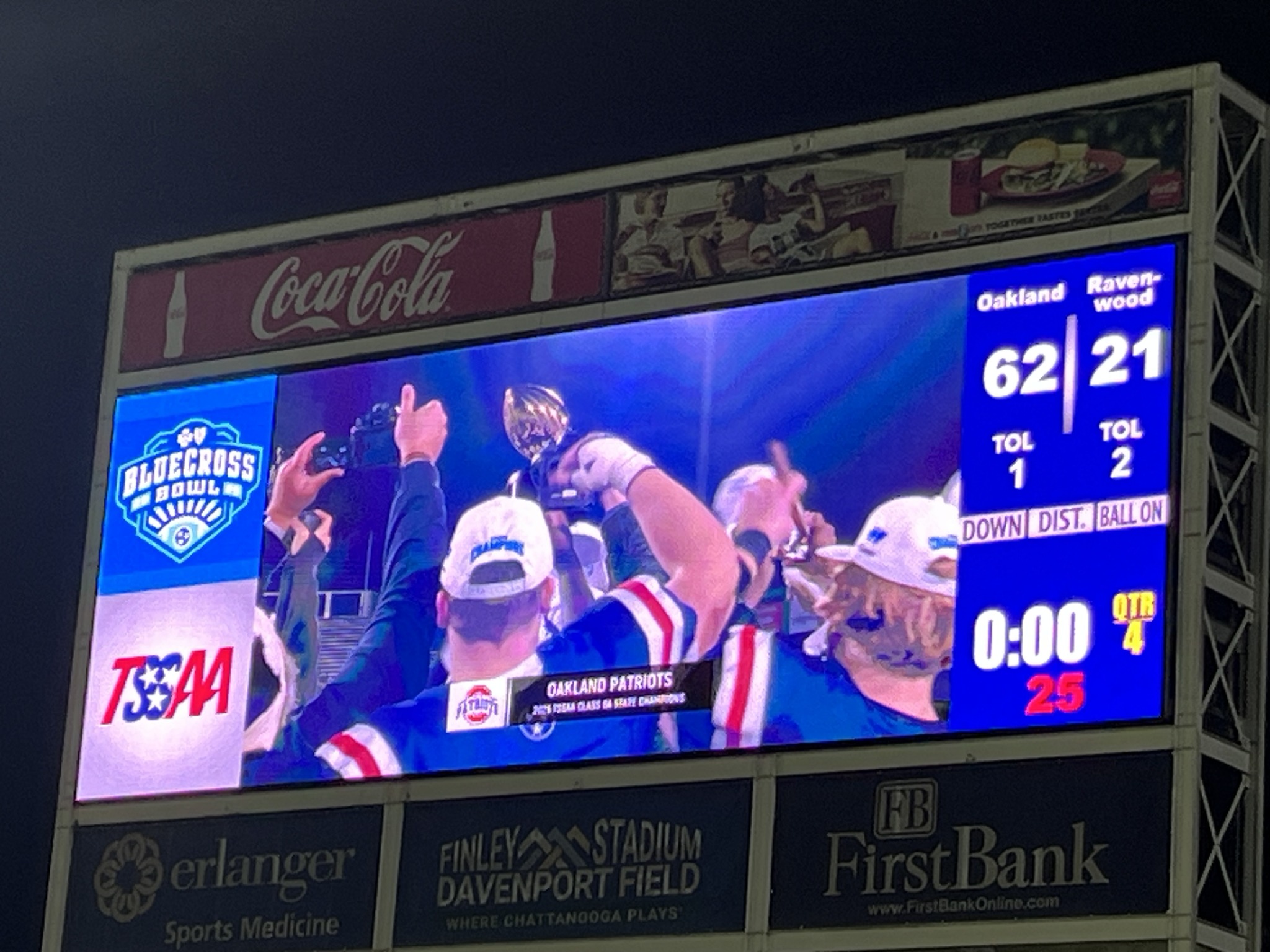 Rutherford - 🏆 🏈 The gold ball is headed to Murfreesboro! 💪 Oakland 62 ...