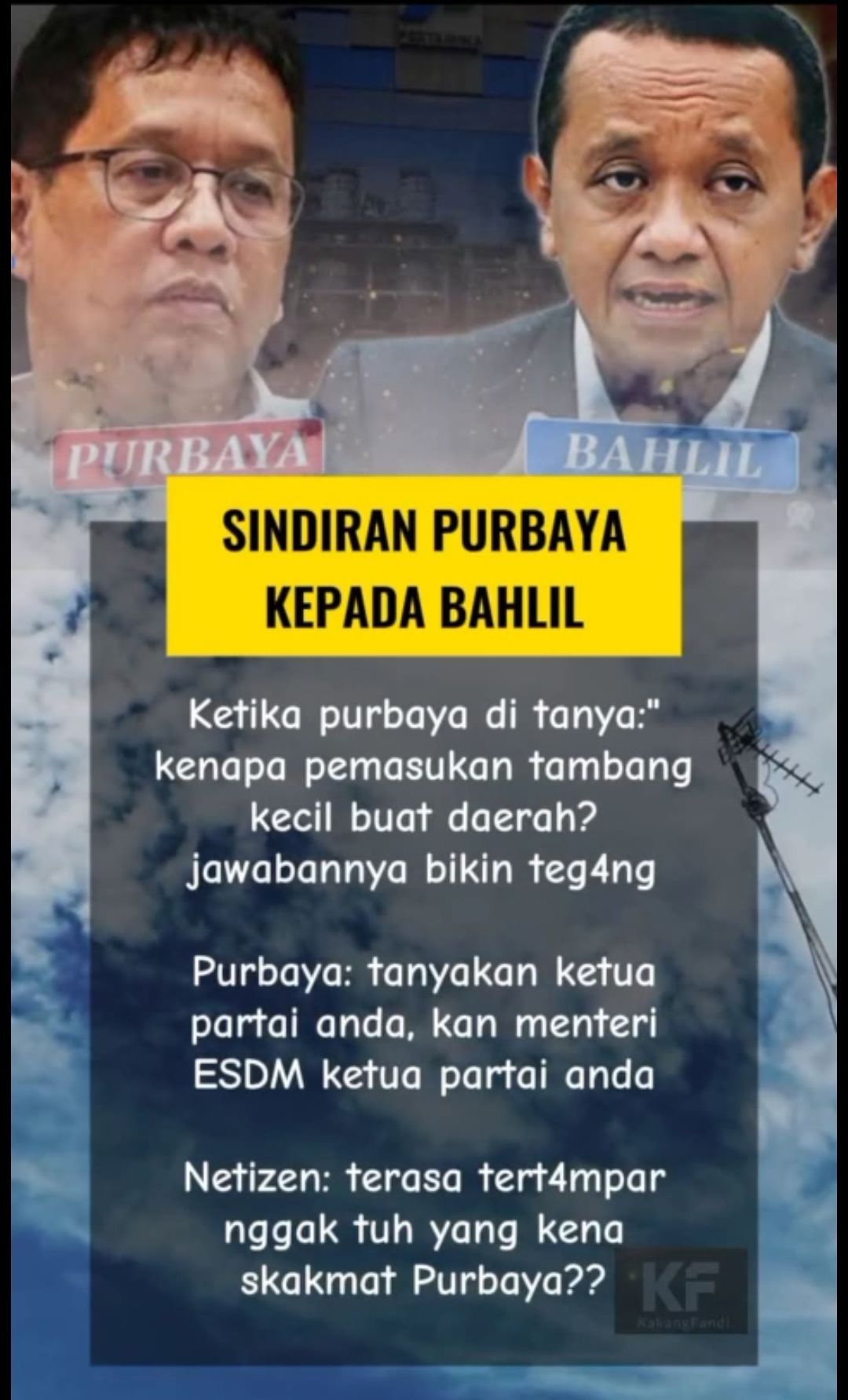 Cahya - Ketika sedang rapat Purbaya di tanya 
