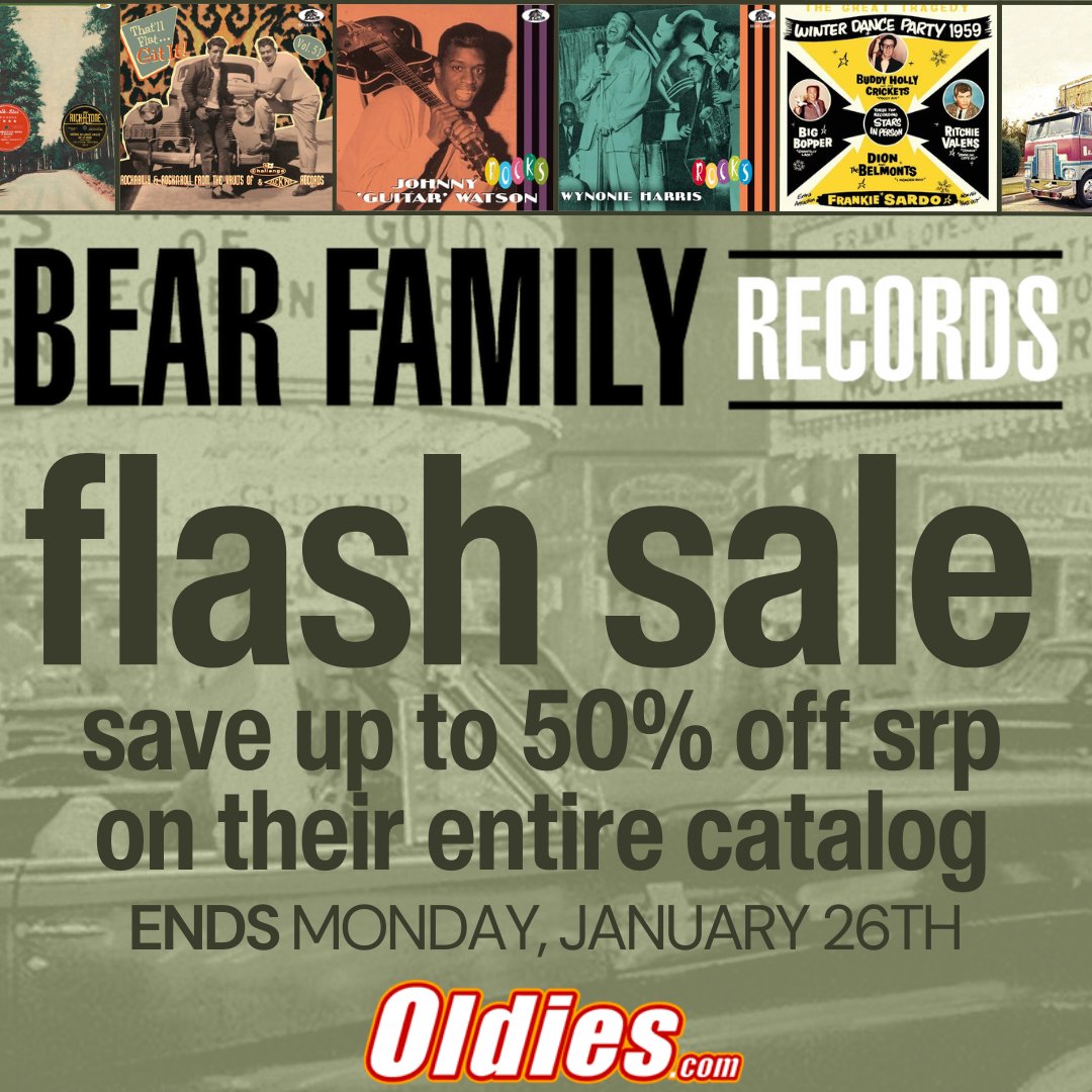 OLDIES.com - 🔥 Bear Family Records Flash Sale — 50% OFF 🔥 Now through ...