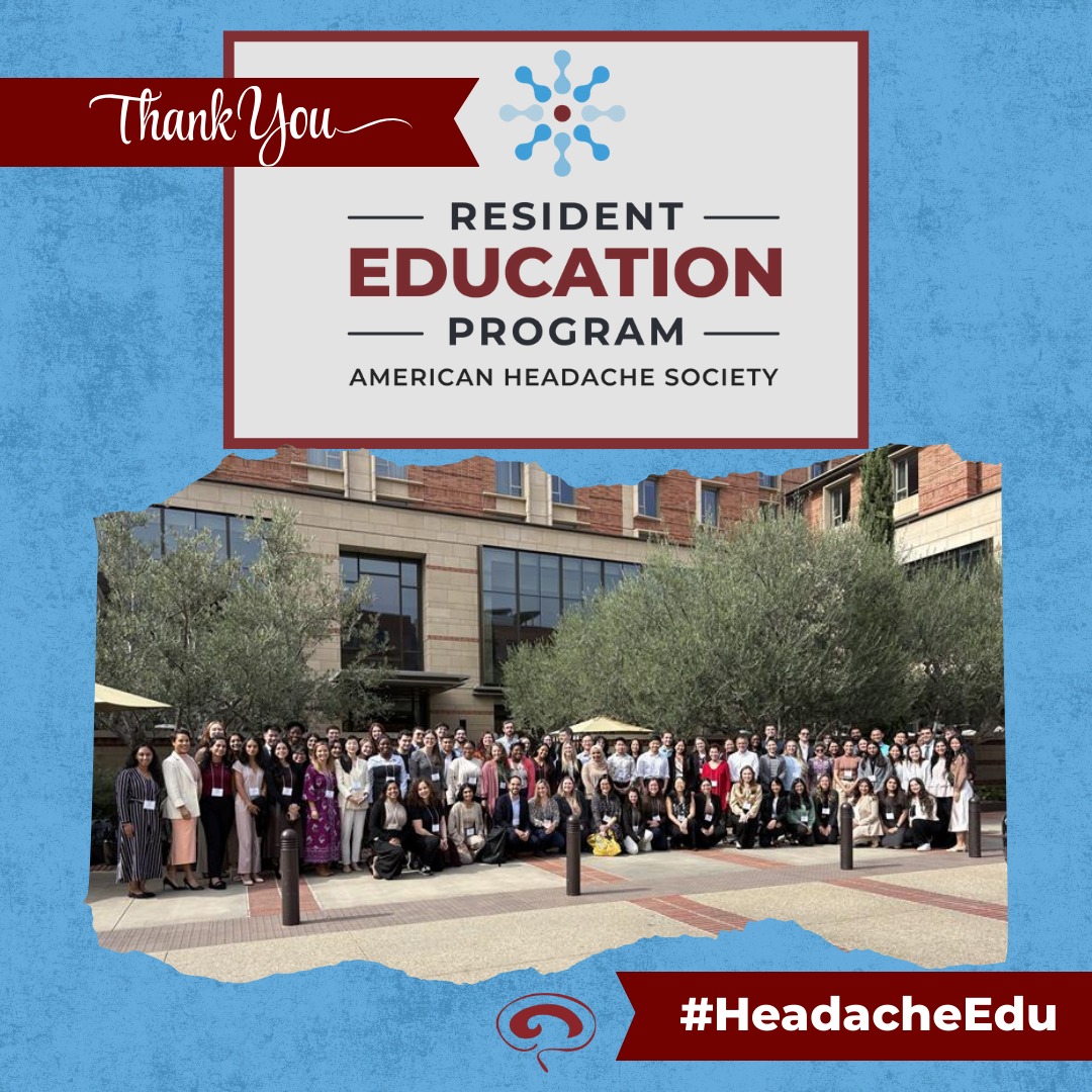The 2025 Resident Education... - American Headache Society® | Facebook