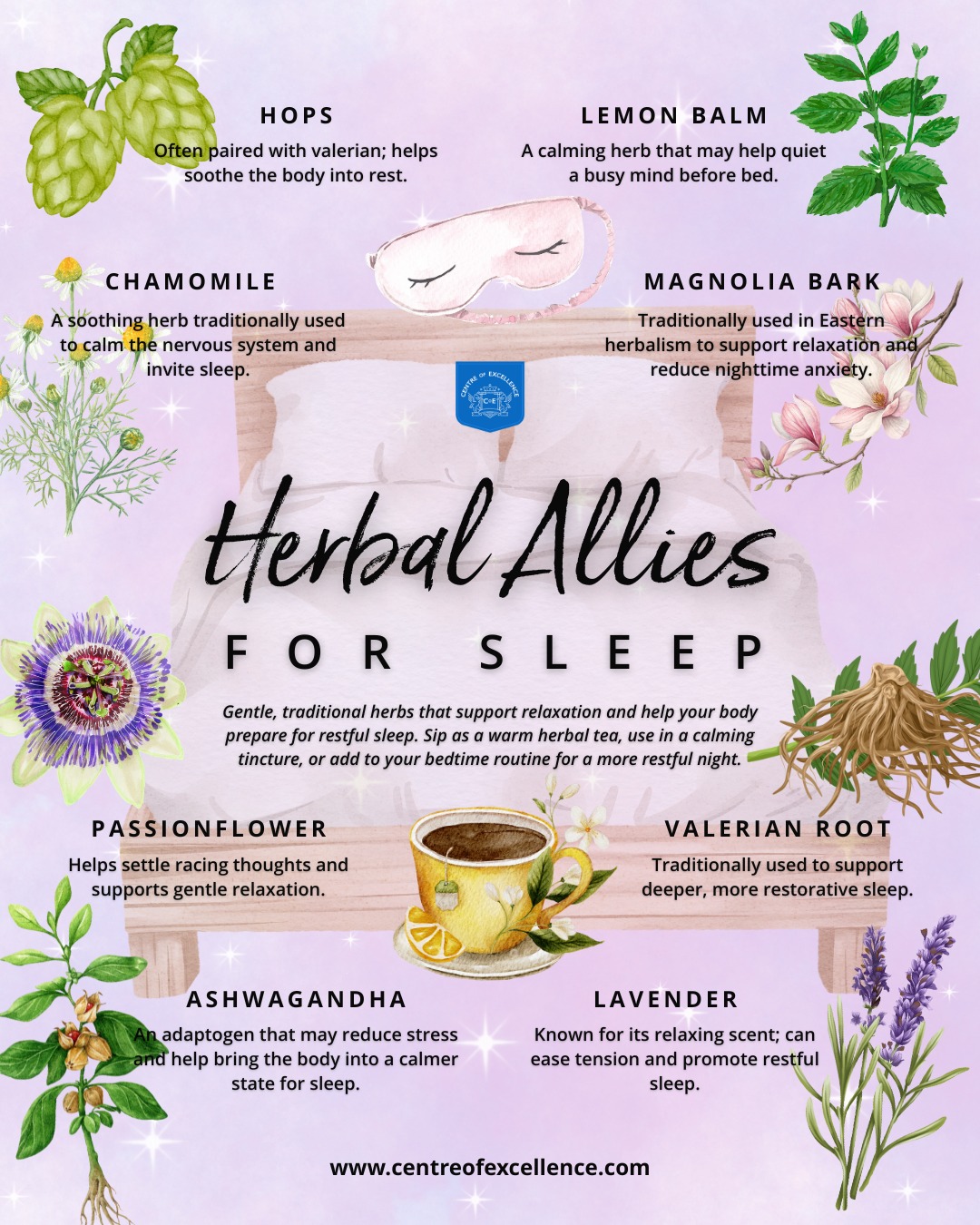 Centre - Struggling to switch off? These soothing herbs may help you ...