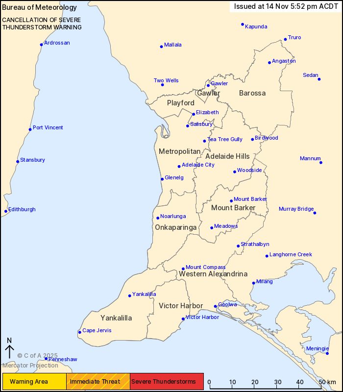 The Bureau of Meteorology has... - SA State Emergency Service | Facebook